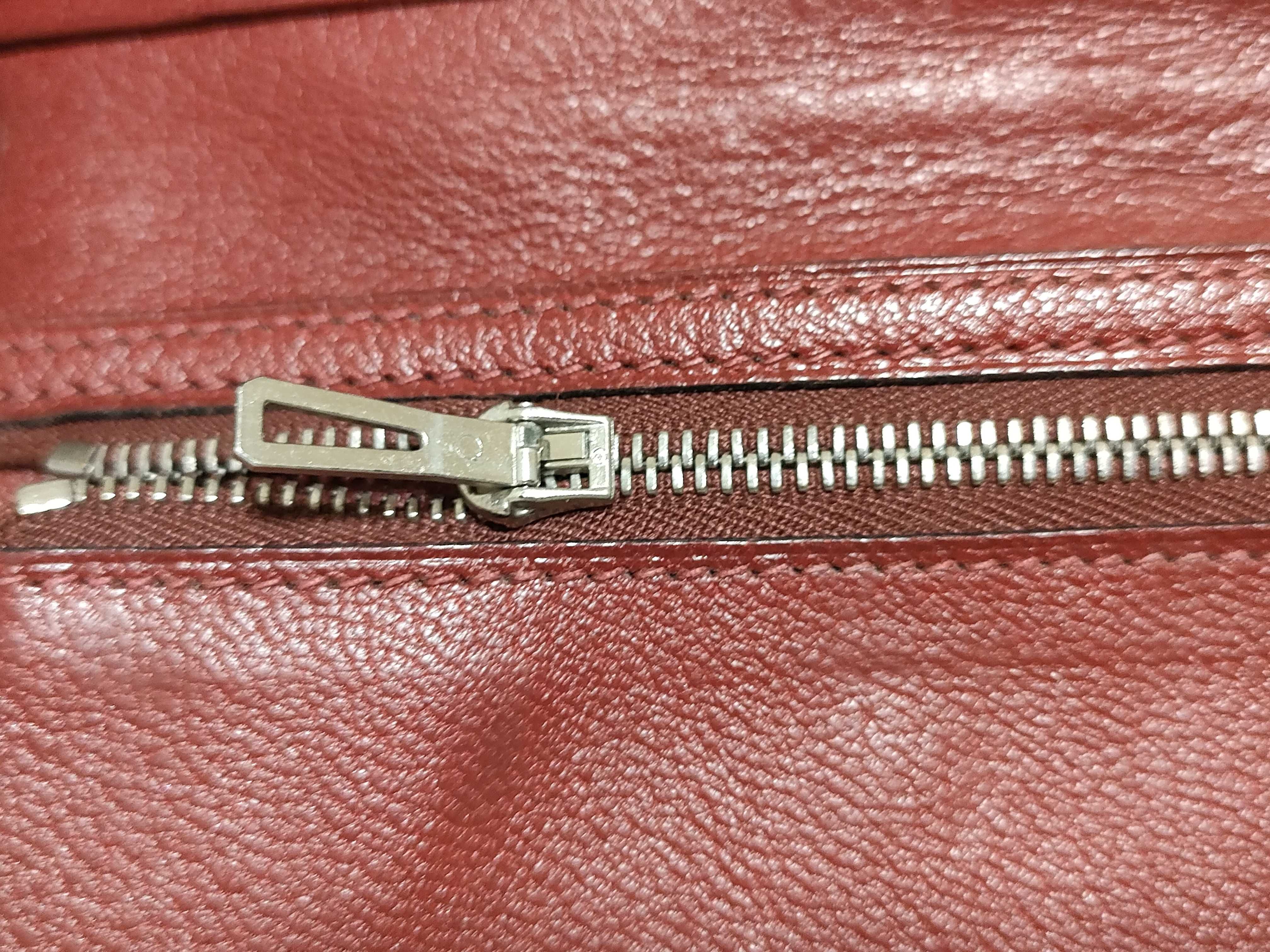 Bearn Classic Alligator Wallet E Rouge Silver Hardware — view 7