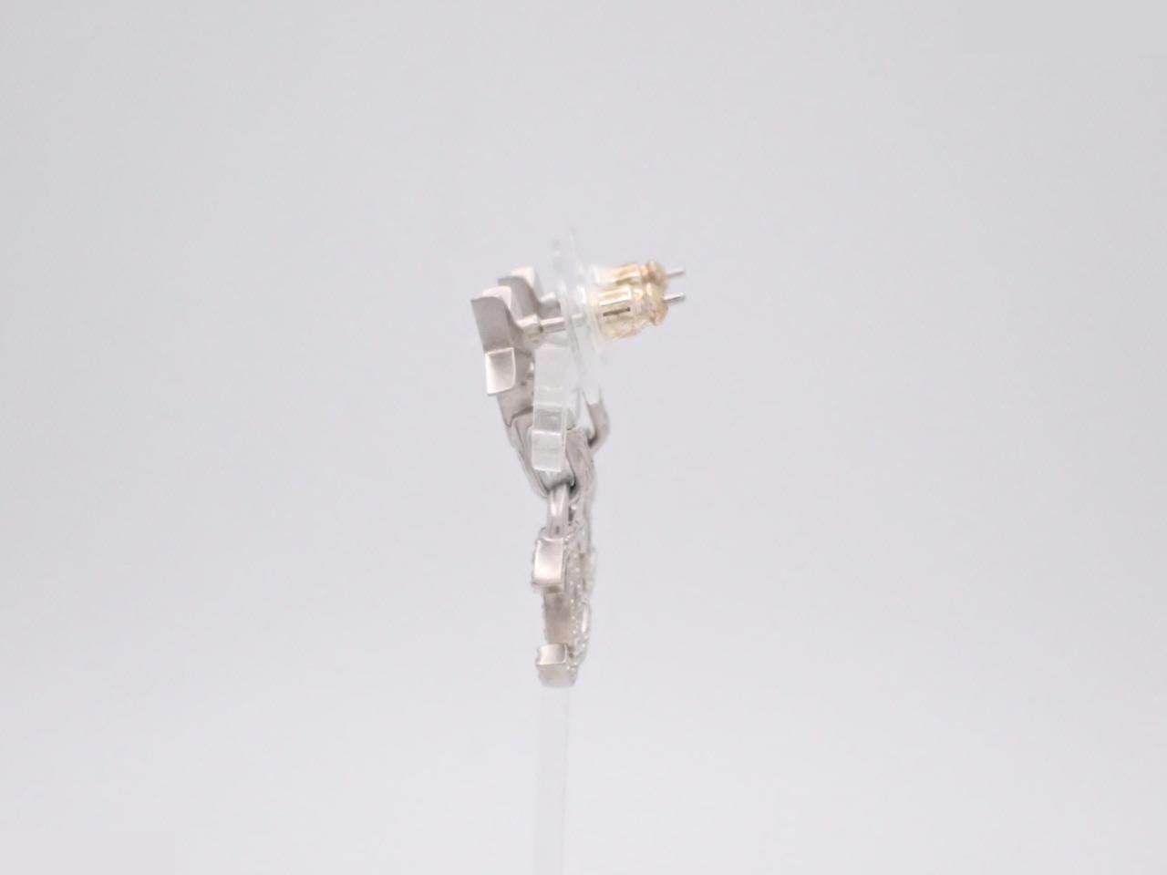 Coco Mark Star Earrings F24B Silver Color — view 3