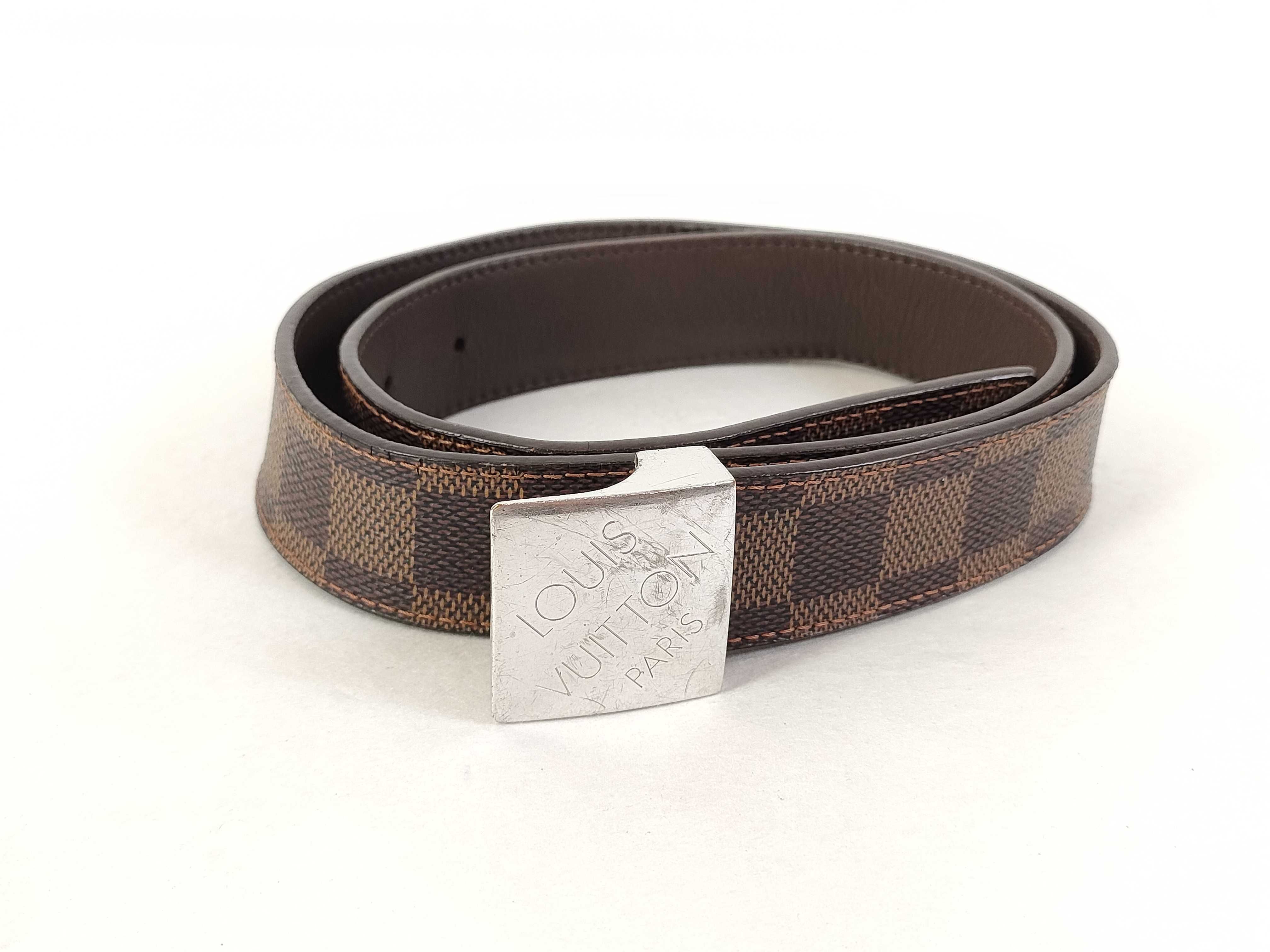 Damier Ebene Belt, Size 75/30