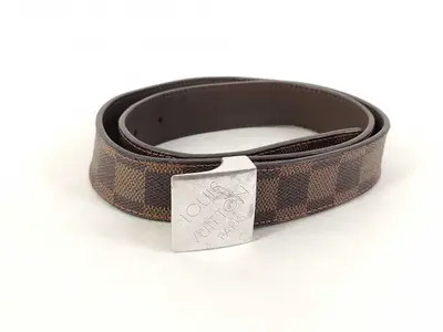 Damier Ebene Belt, Size 75/30