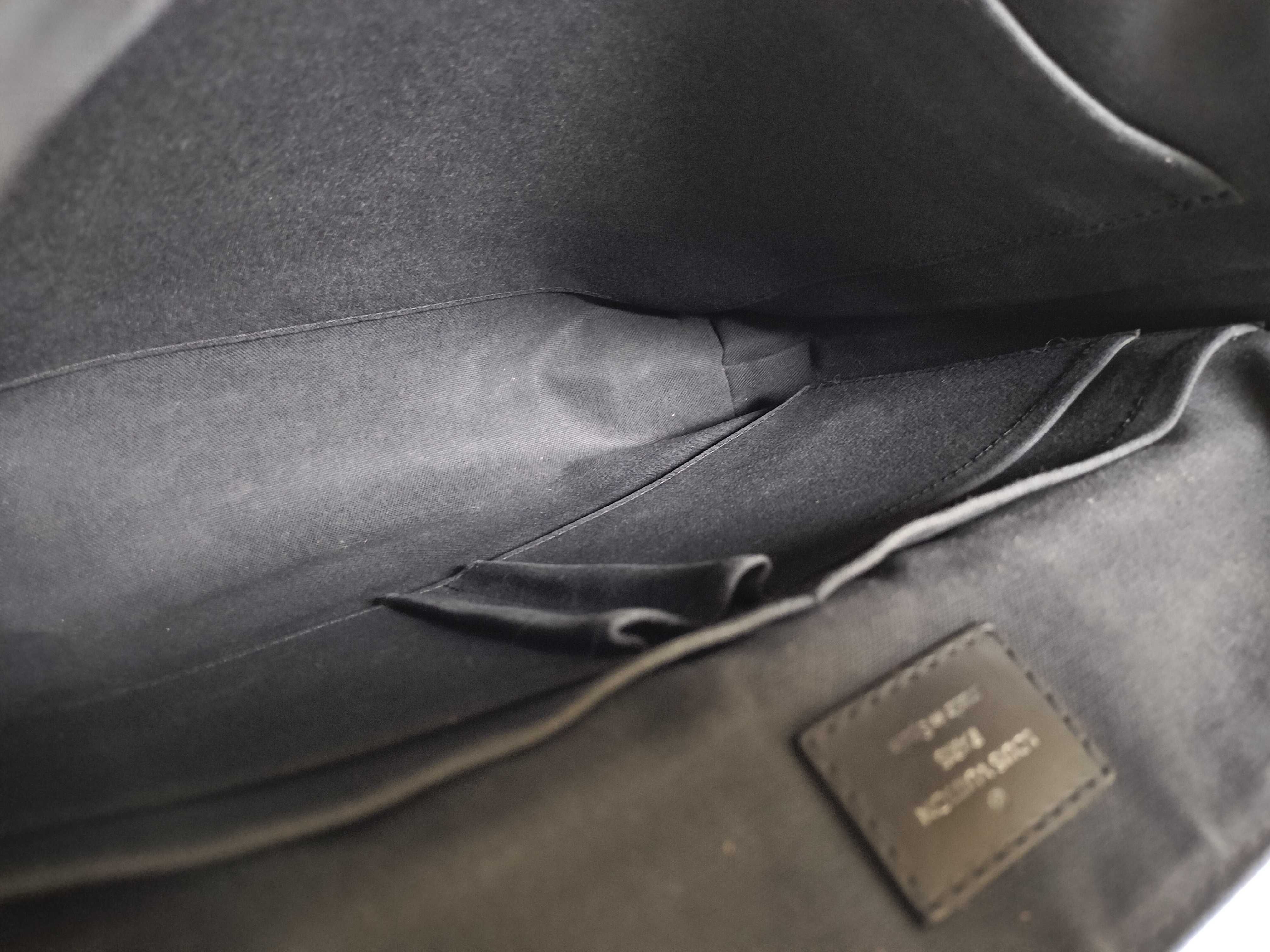 Monogram Graffiti Louis Vuitton Daniel MM N58029 Damier Graphite Shoulder Bag — view 10
