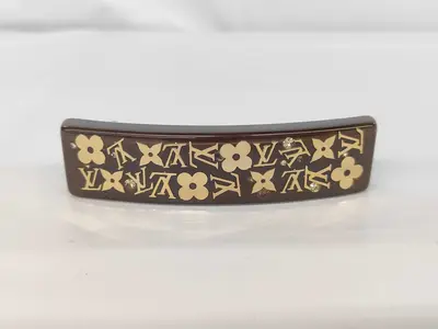 Brown Resin GP Hardware Monogram M65660 Hair Accessory