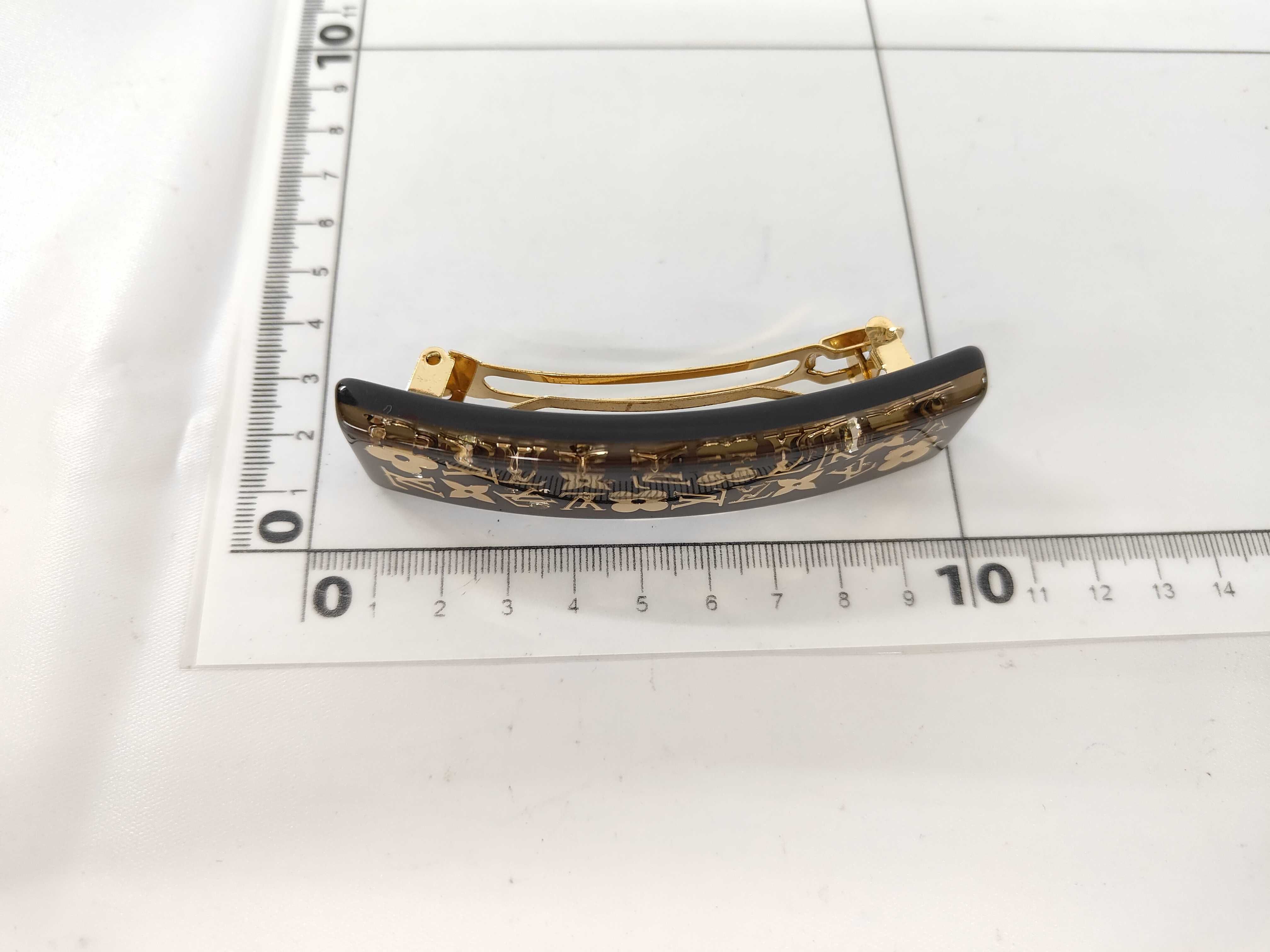 Brown Resin GP Hardware Monogram M65660 Hair Accessory — view 8