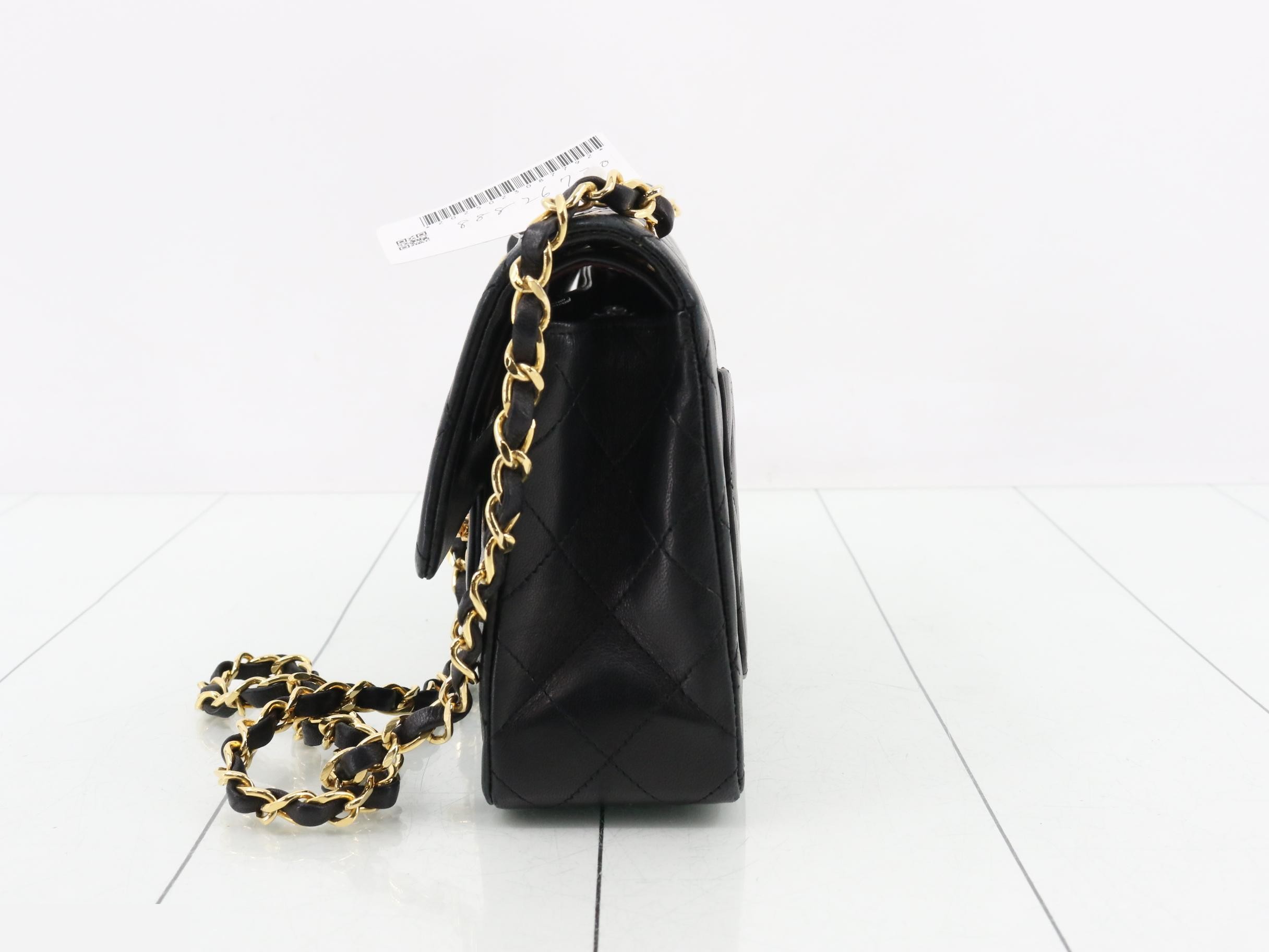 Matelassé Double Flap Chain Shoulder Bag — view 3