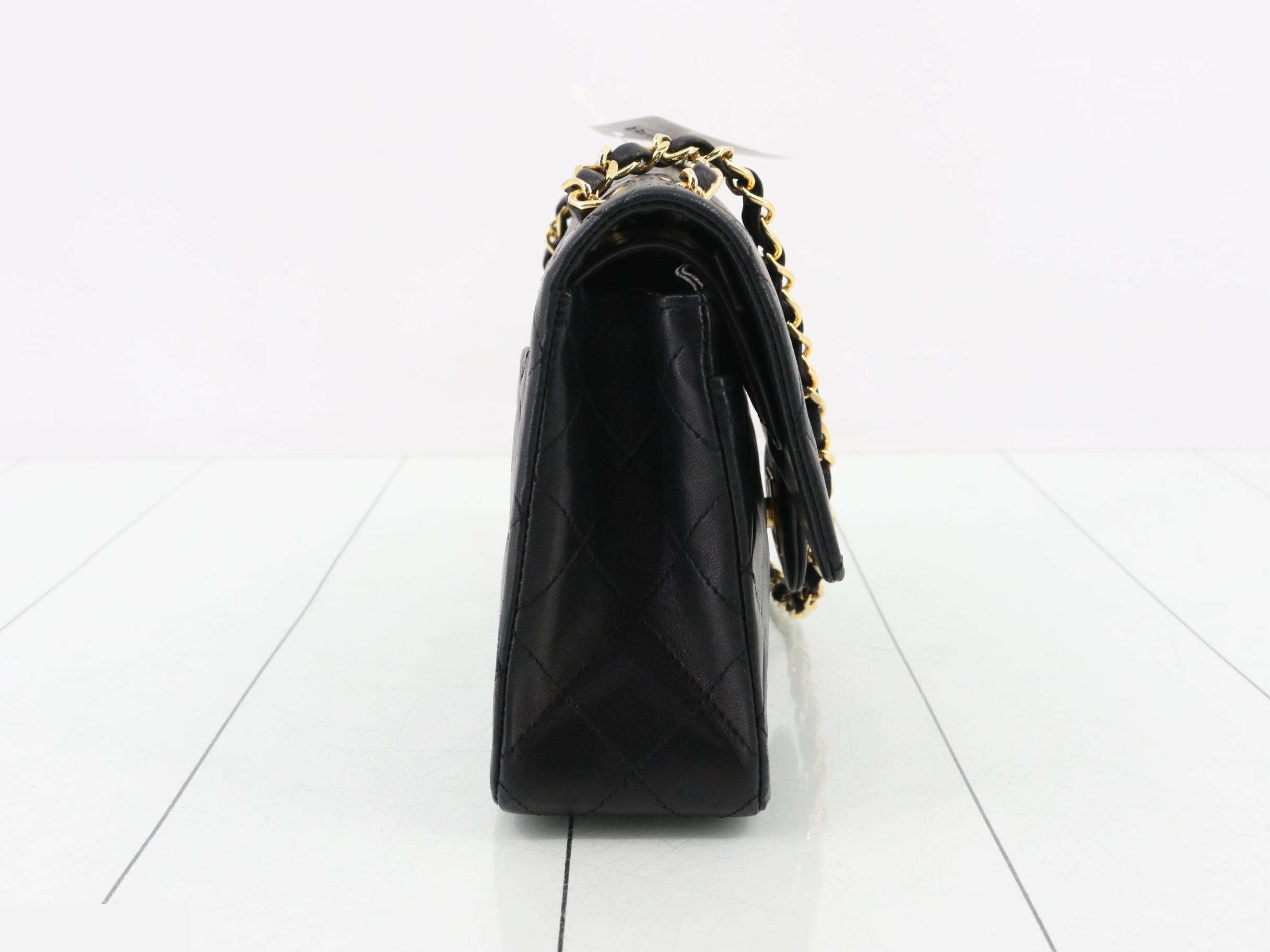 Matelassé Double Flap Chain Shoulder Bag — view 4