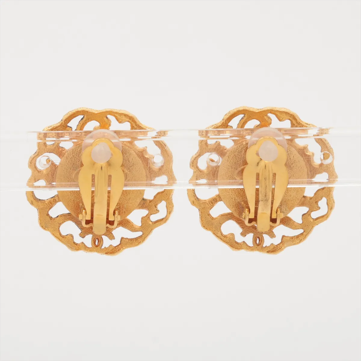 Coco Mark 25/2760 Earrings (Pair) GP x Faux Pearl Gold - — view 2