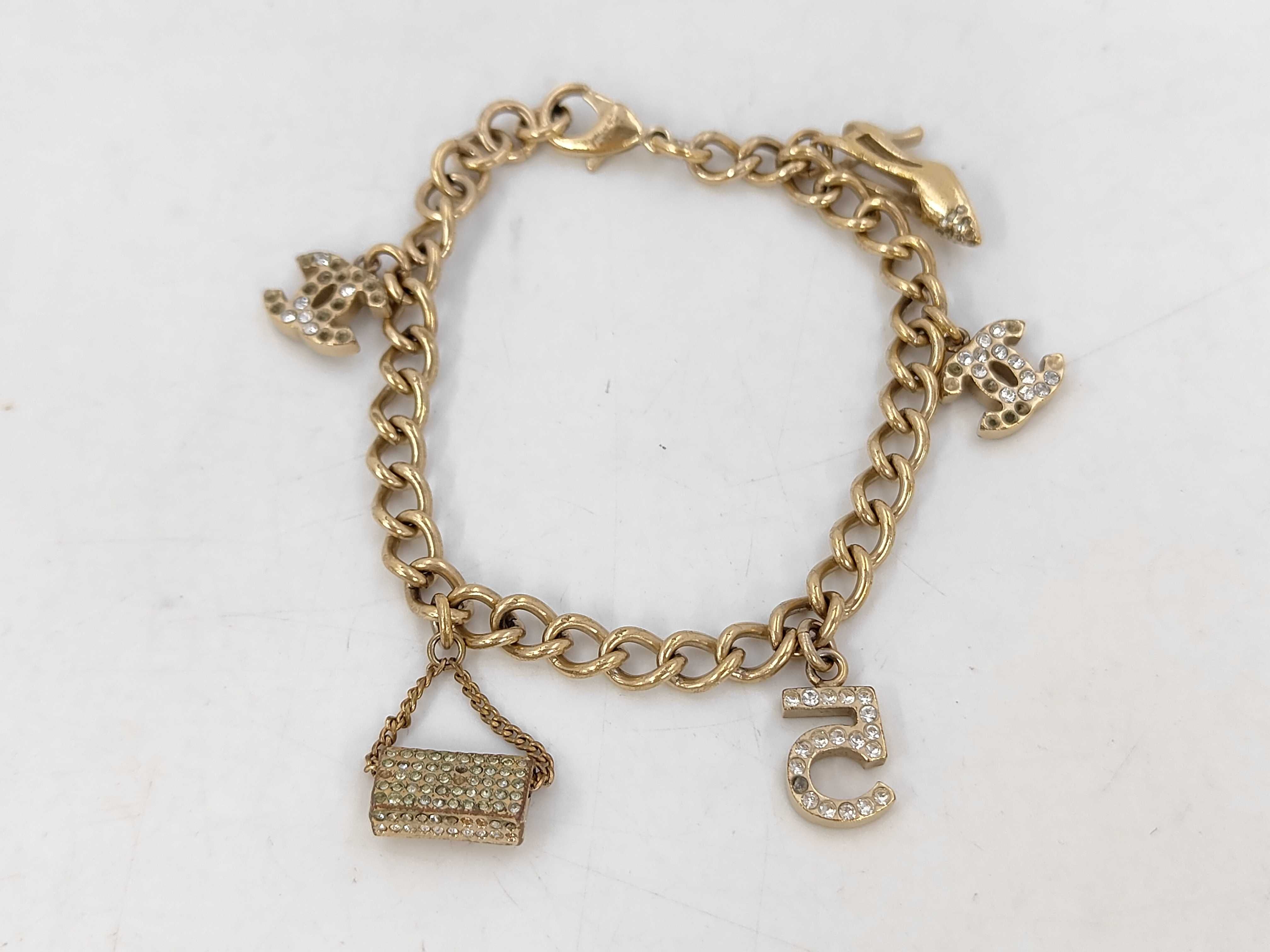 Matelassé 5 Charm Icon Bracelet/Bangle — view 4