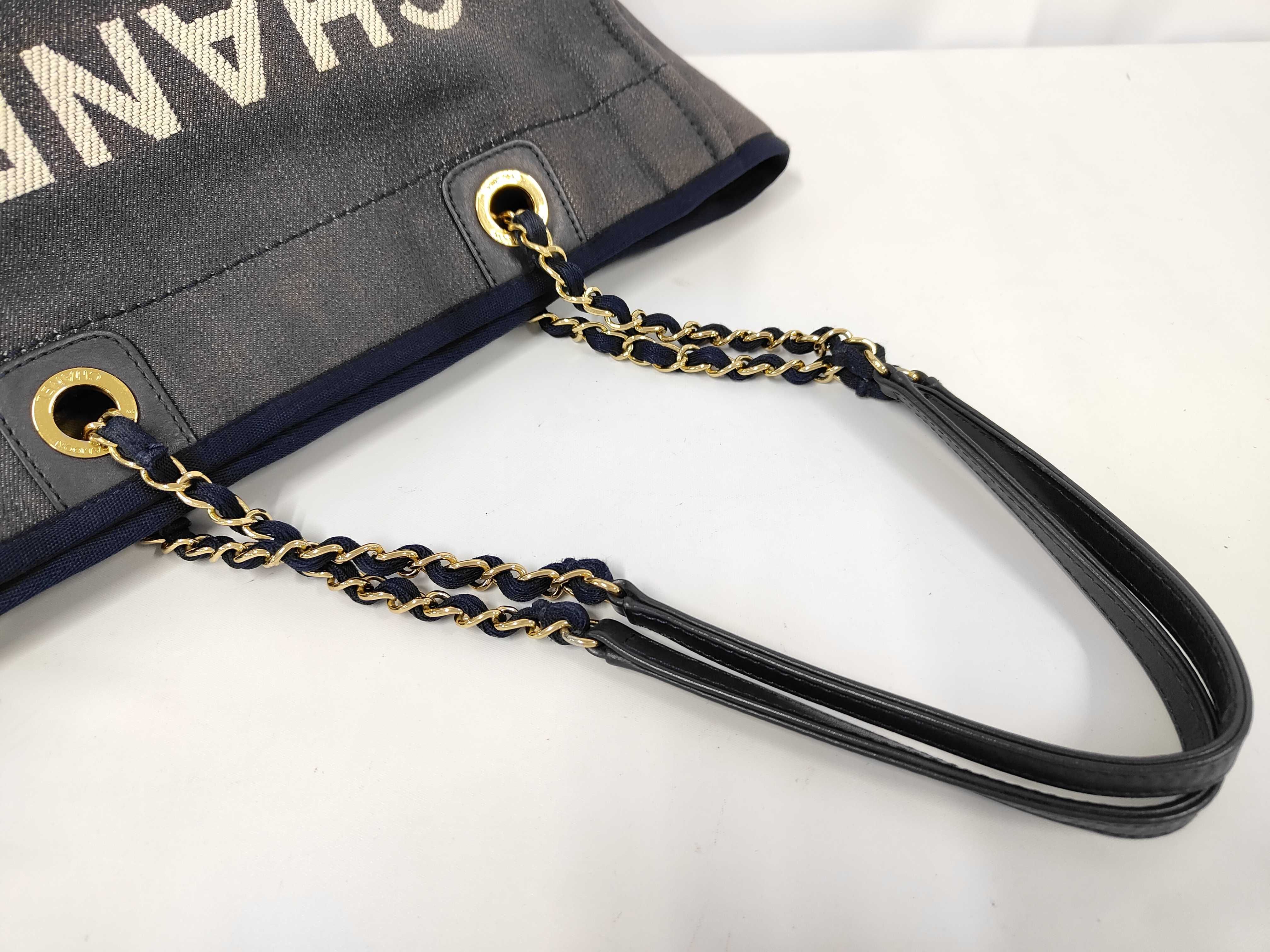 Deauville Denim Tote MM Tote Bag — view 3