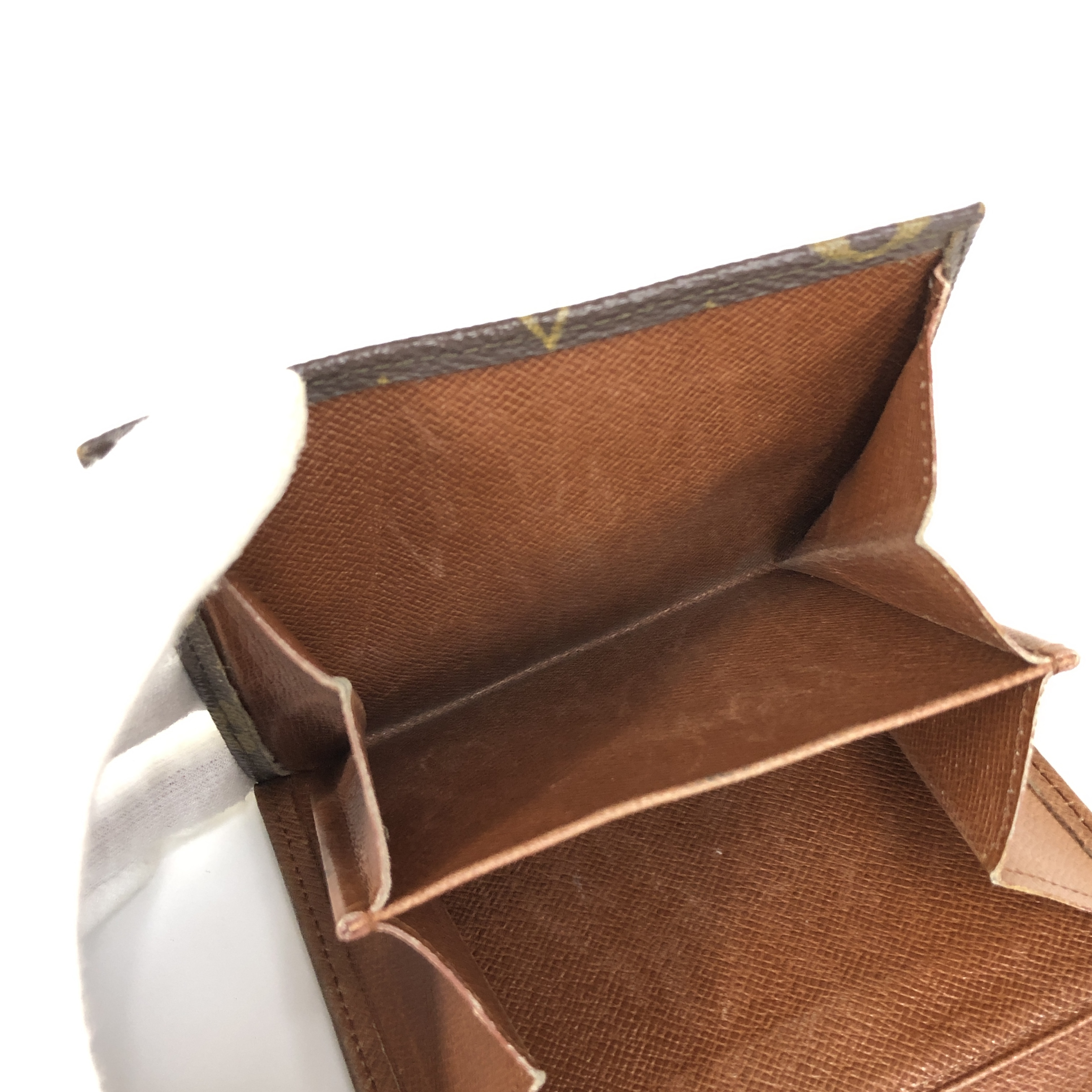 Monogram Portemonnaie Bifold Wallet M61660 (No stickiness) Compact Wallet 8910AN with coin purse, made in France. — view 15