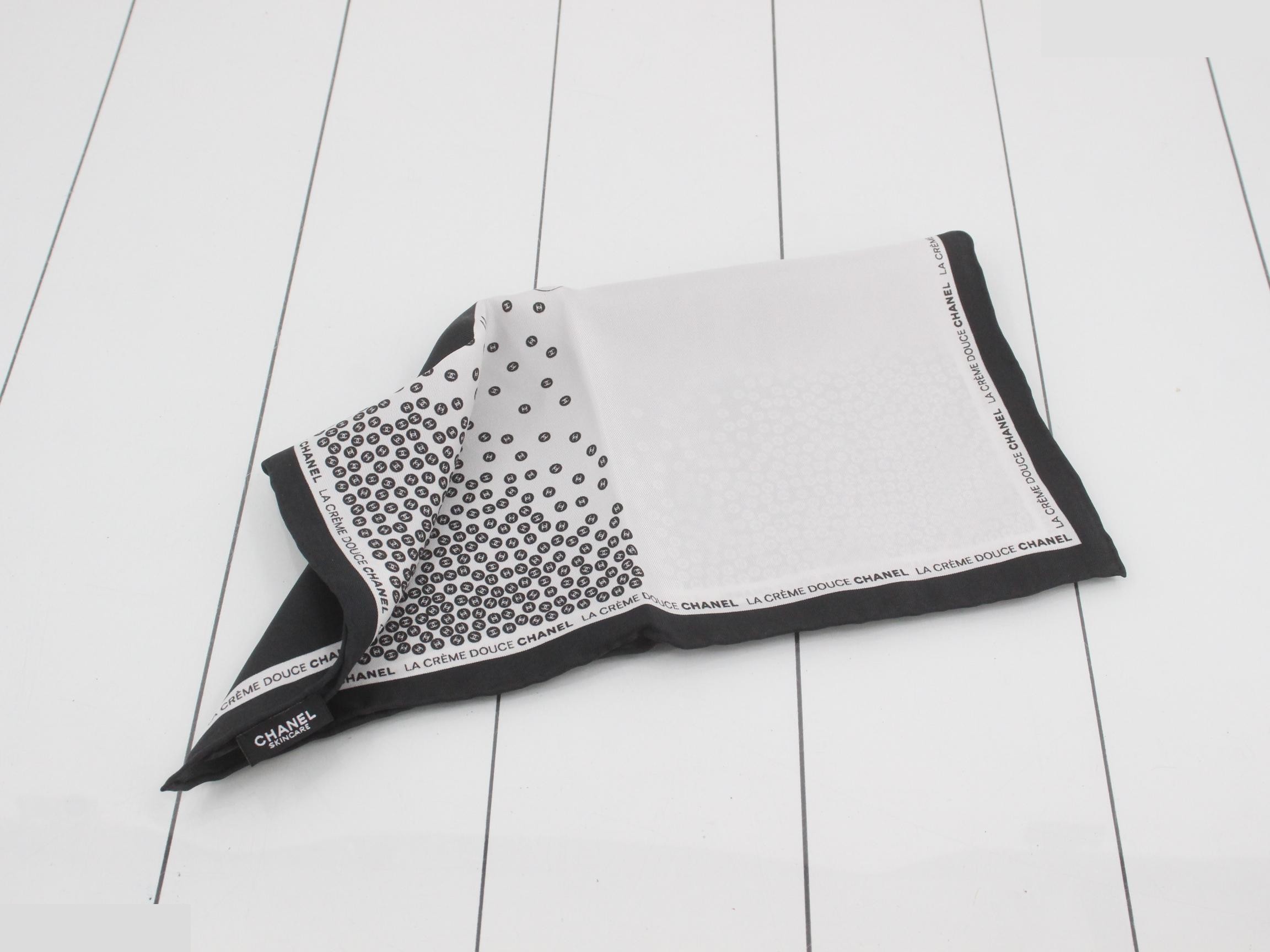 Coco Mark Silk Scarf (with tag) — view 3
