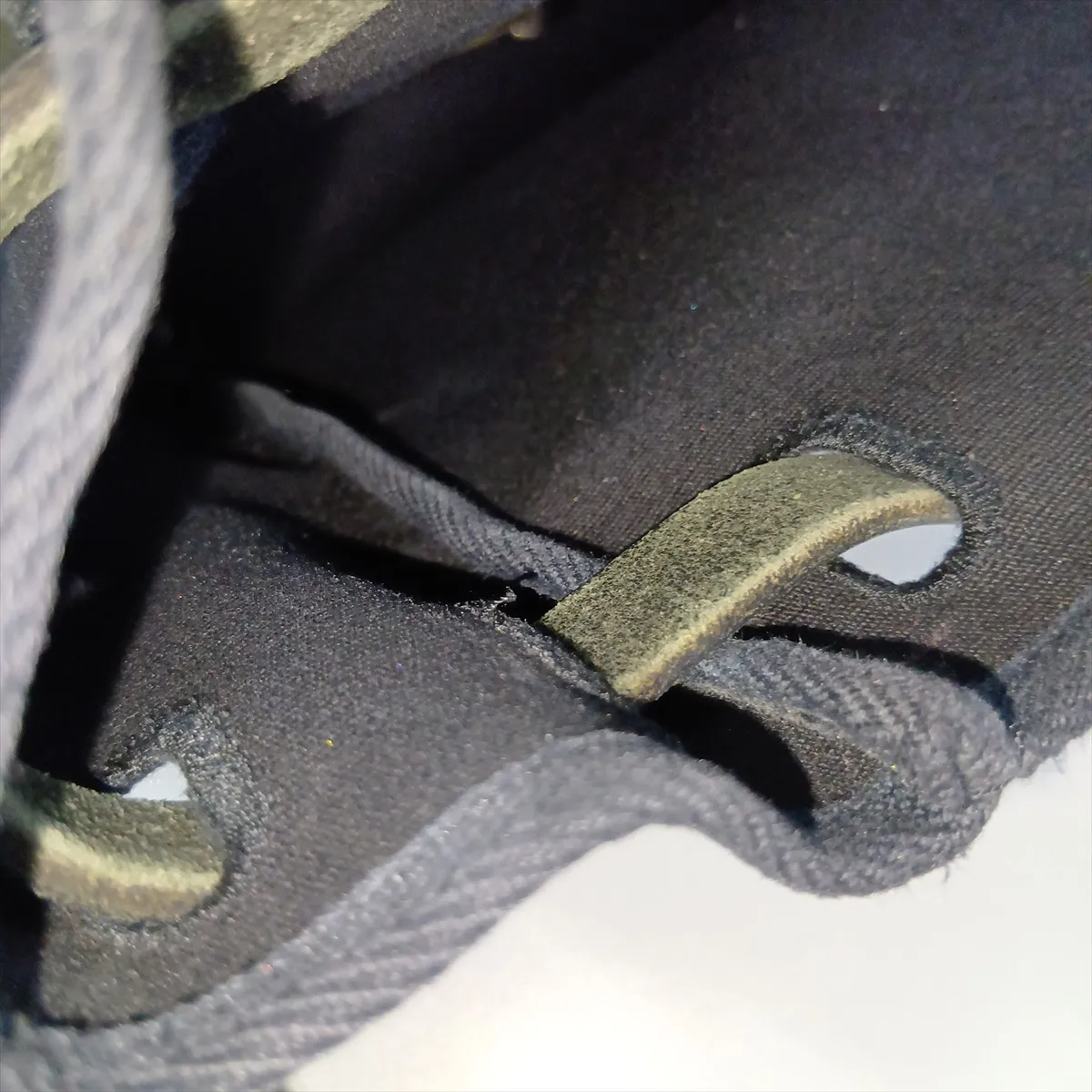 Herbag Ad PM Toile Officier x Vache Hunter Black Silver Hardware C: 1999 Missing stopper — view 13