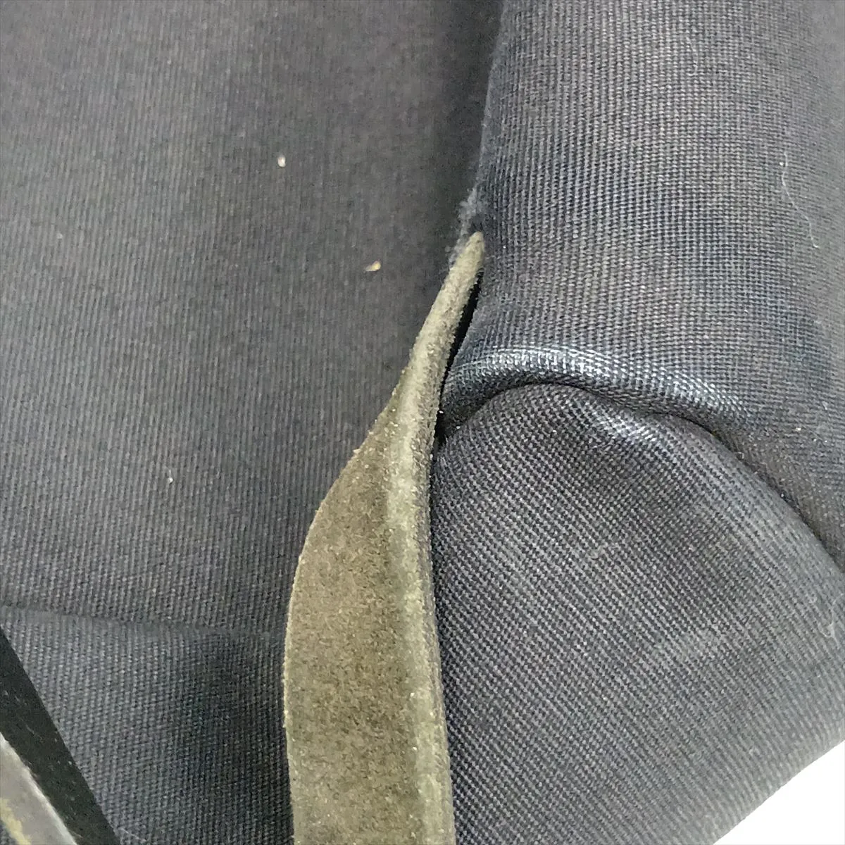 Herbag Ad PM Toile Officier x Vache Hunter Black Silver Hardware C: 1999 Missing stopper — view 15
