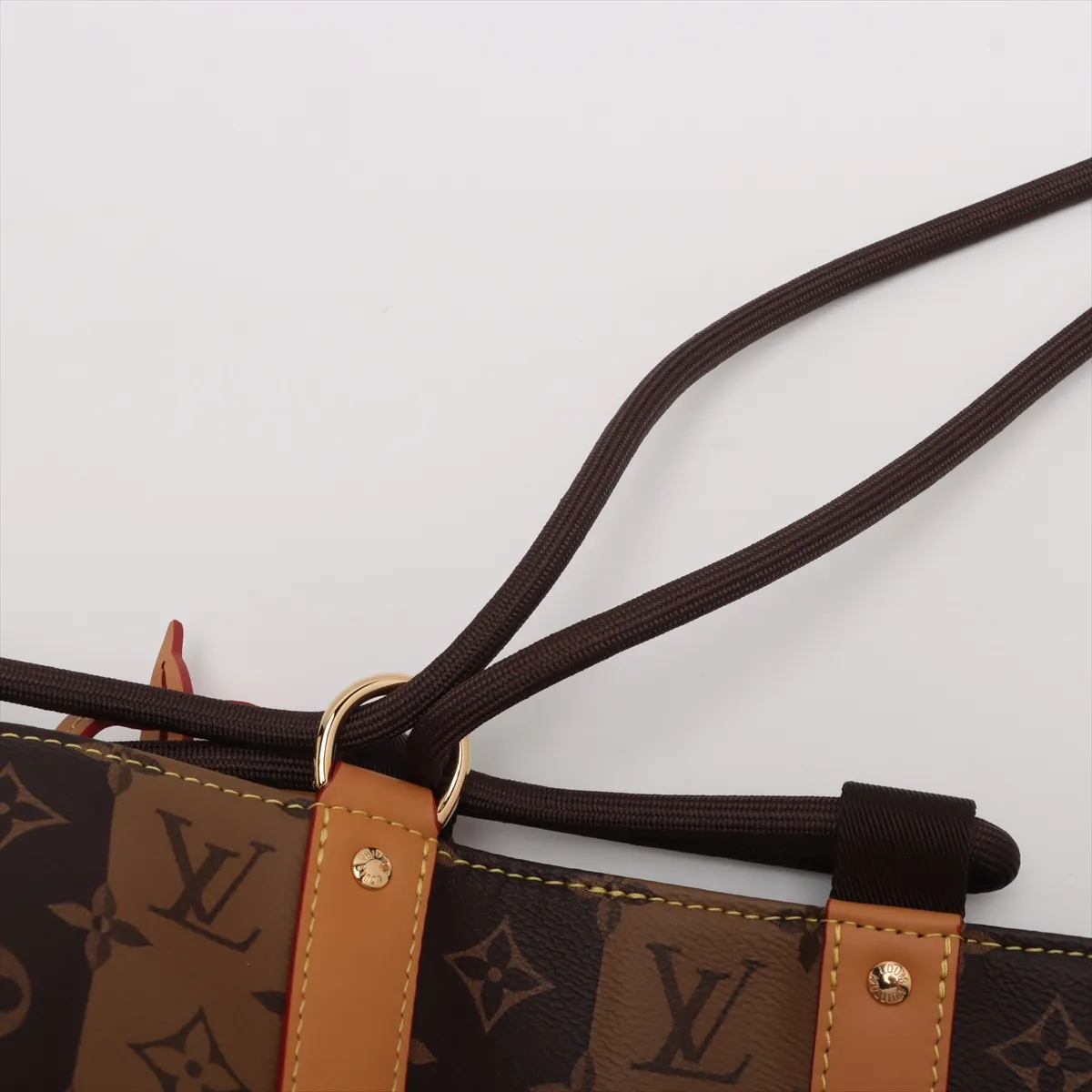 Vuitton x NIGO Monogram Stripe Randonnée Messenger M45968 Brown RFID reaction available — view 13