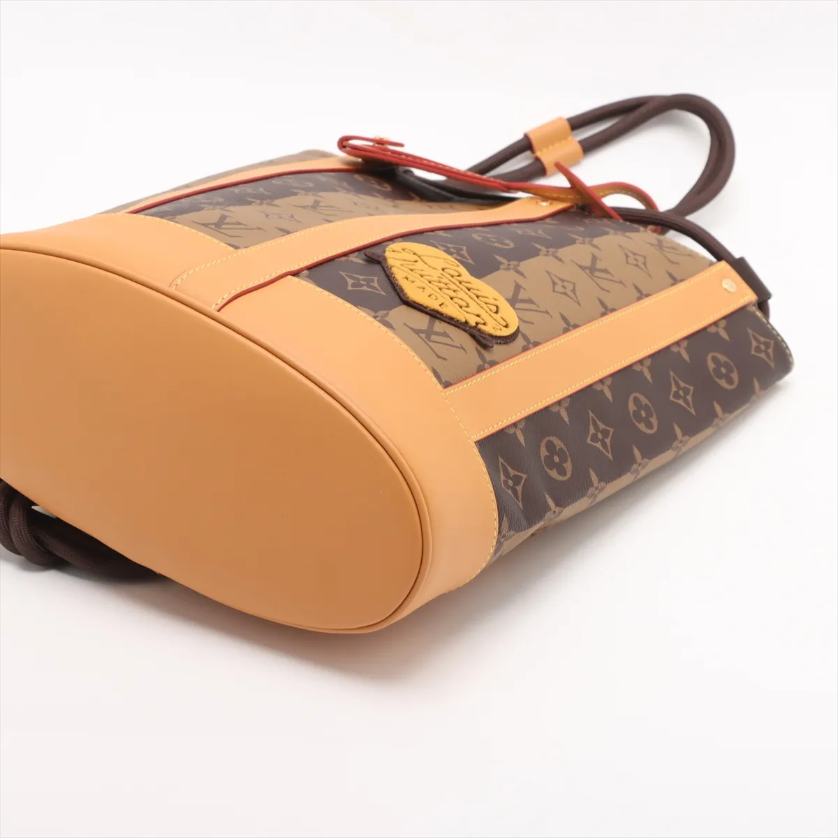 Vuitton x NIGO Monogram Stripe Randonnée Messenger M45968 Brown RFID reaction available — view 3