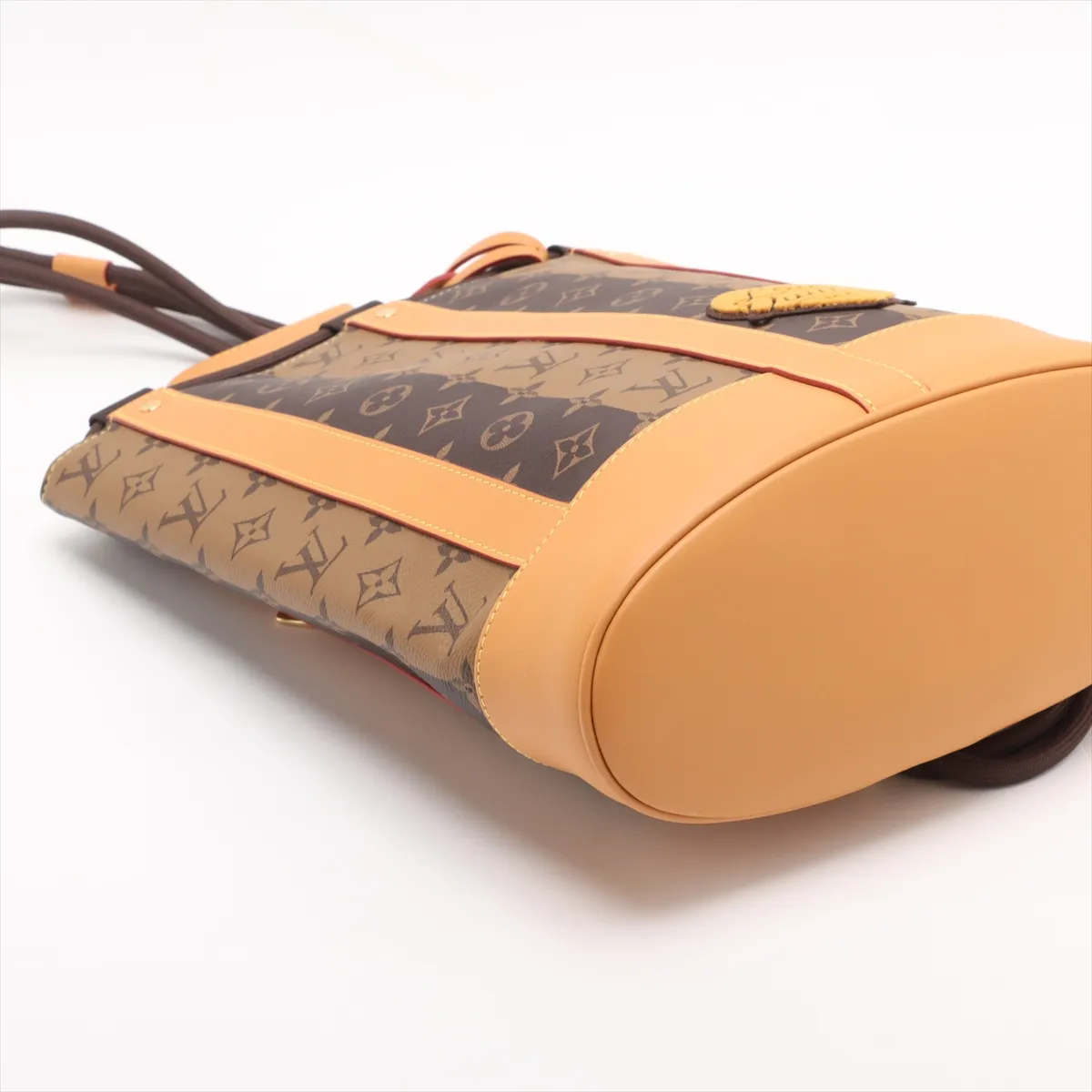Vuitton x NIGO Monogram Stripe Randonnée Messenger M45968 Brown RFID reaction available — view 4