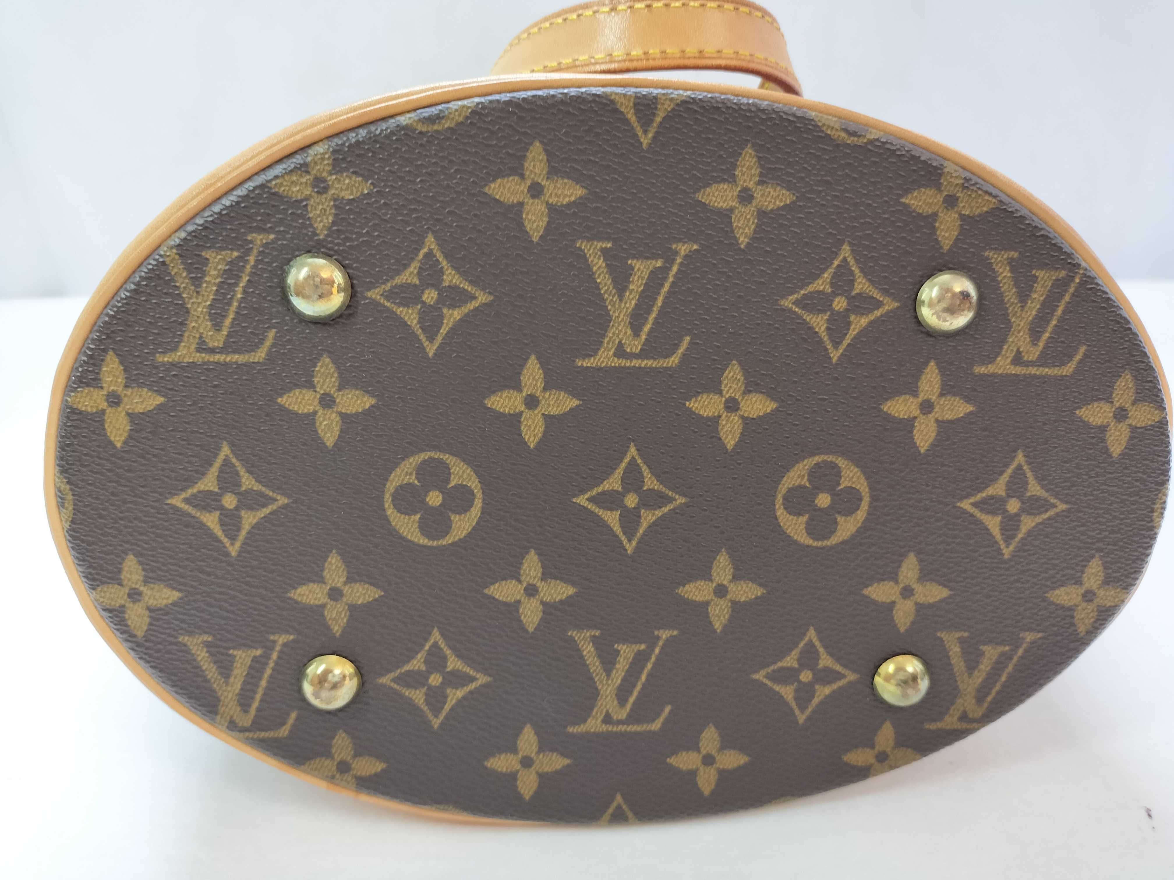 Monogram Bucket PM M42238 FL0091 Brown Tote Bag — view 14