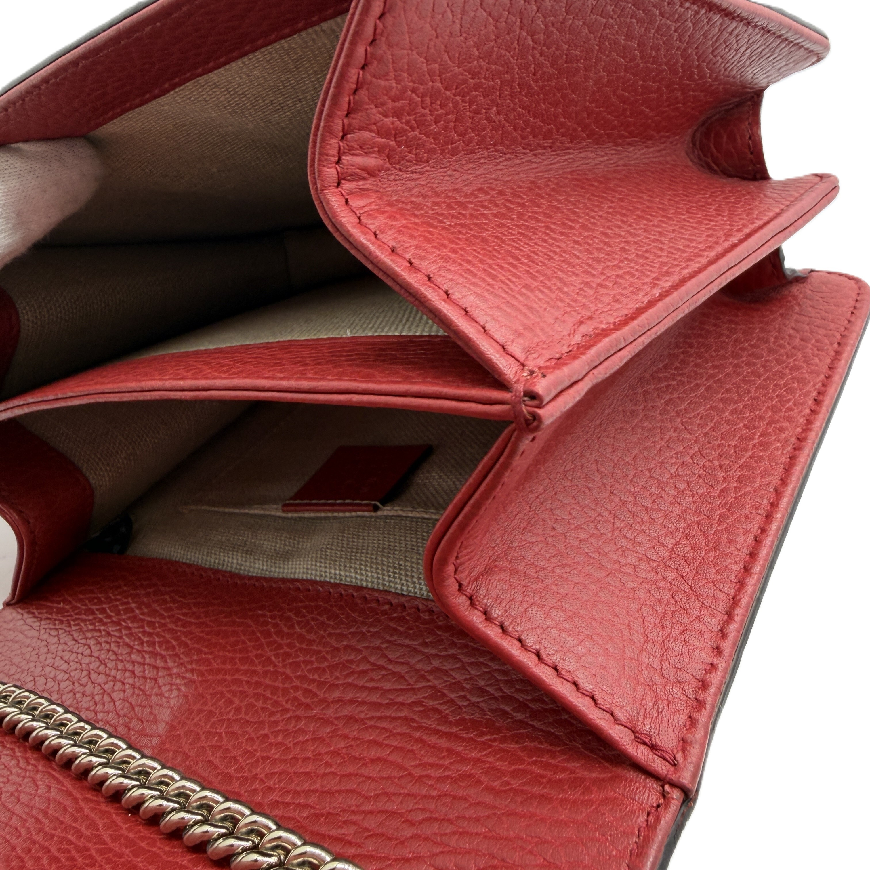 Interlocking G Leather Chain Shoulder Bag — view 8