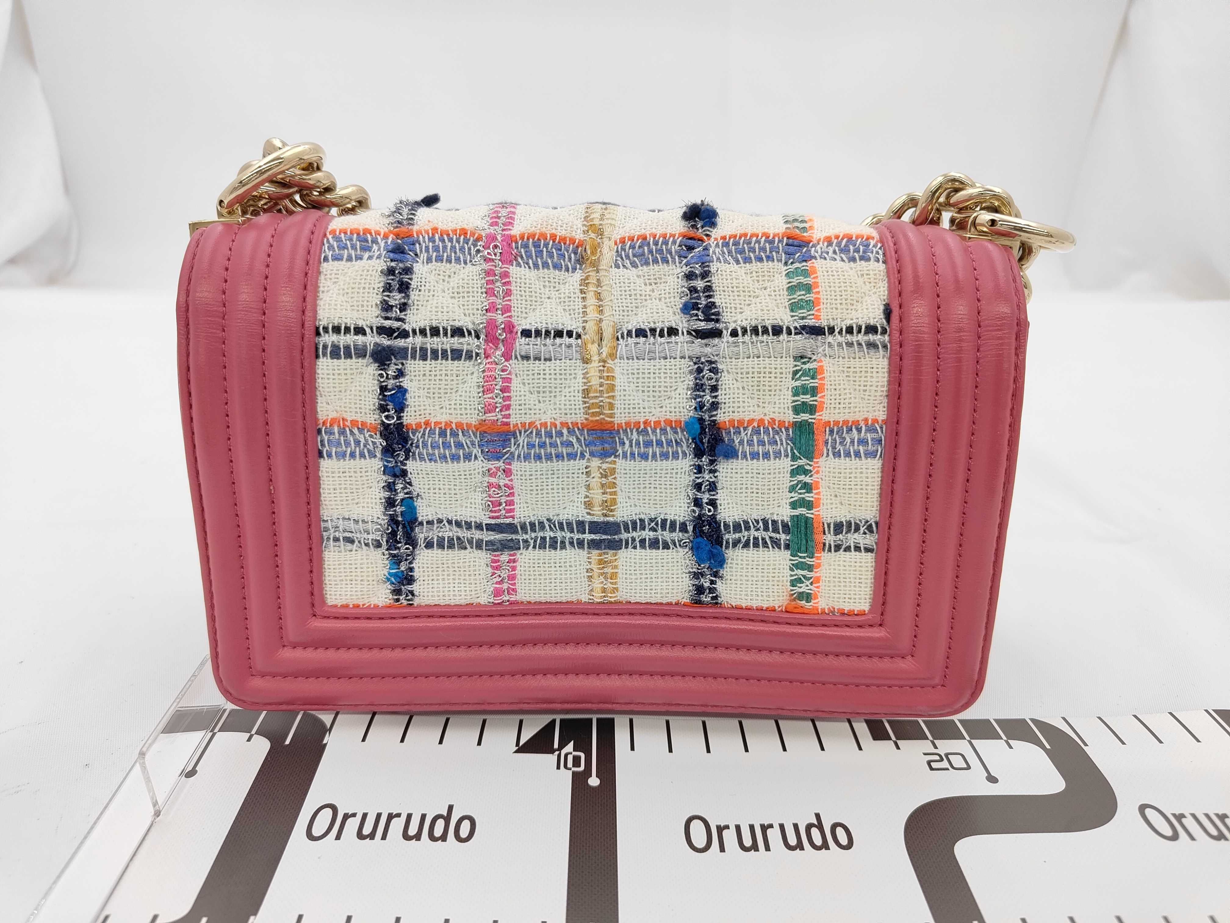 Shoulder Bag Pink Tweed Shoulder Bag — view 2