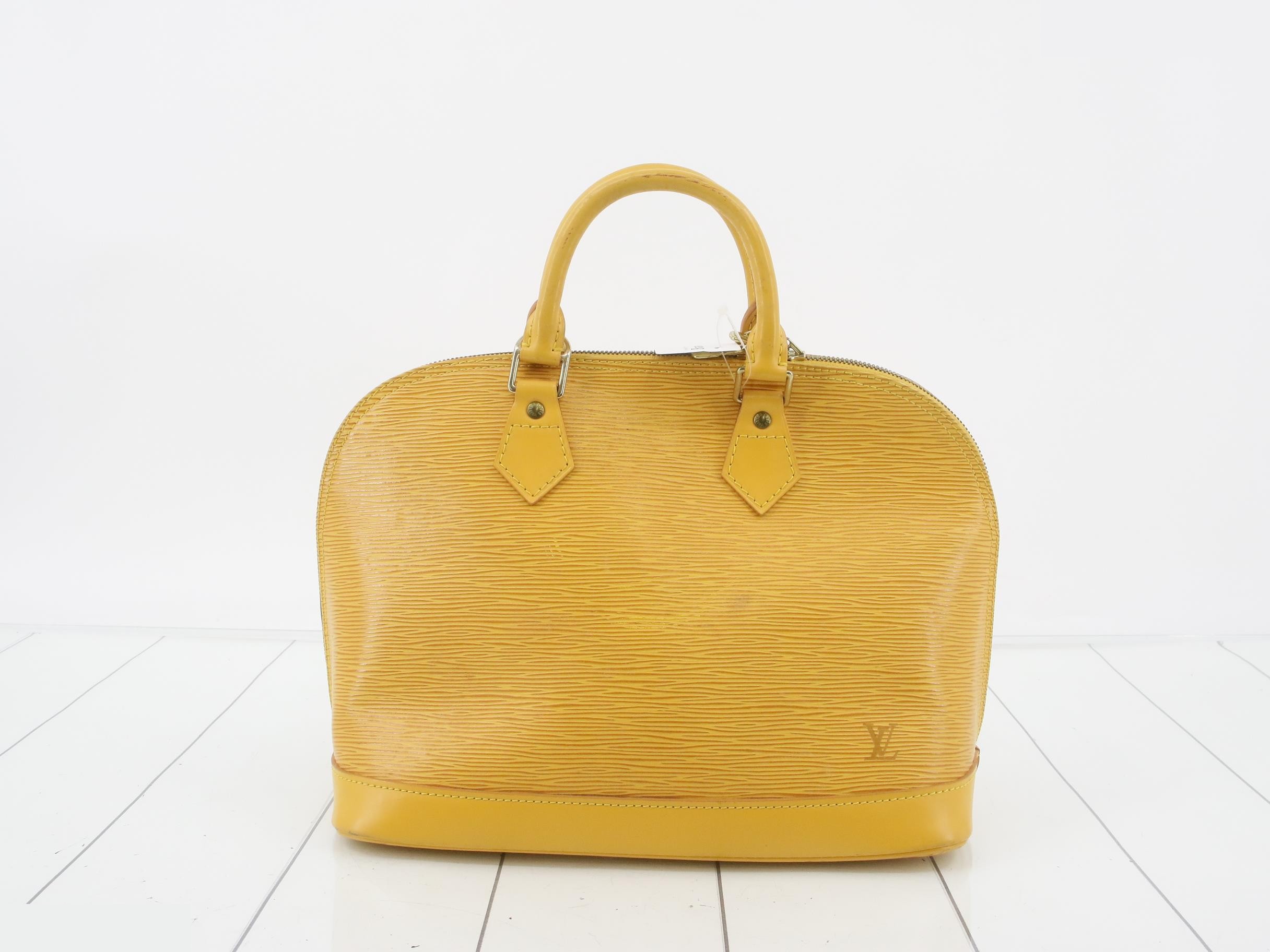 Epi Alma Tassili Yellow Handbag