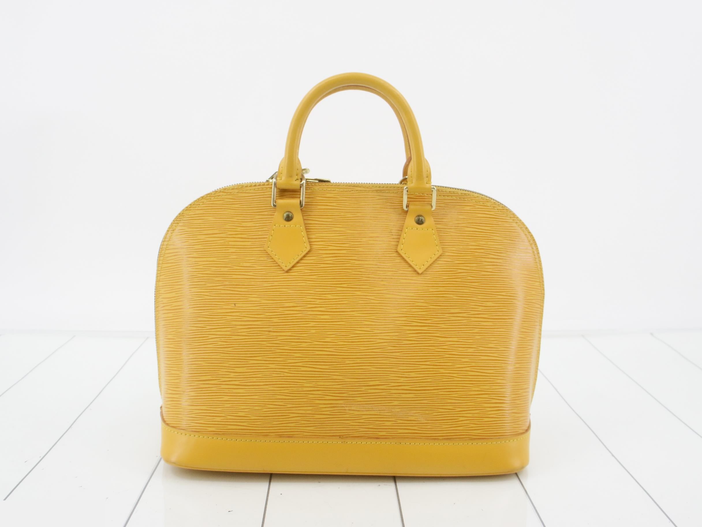 Epi Alma Tassili Yellow Handbag — view 2