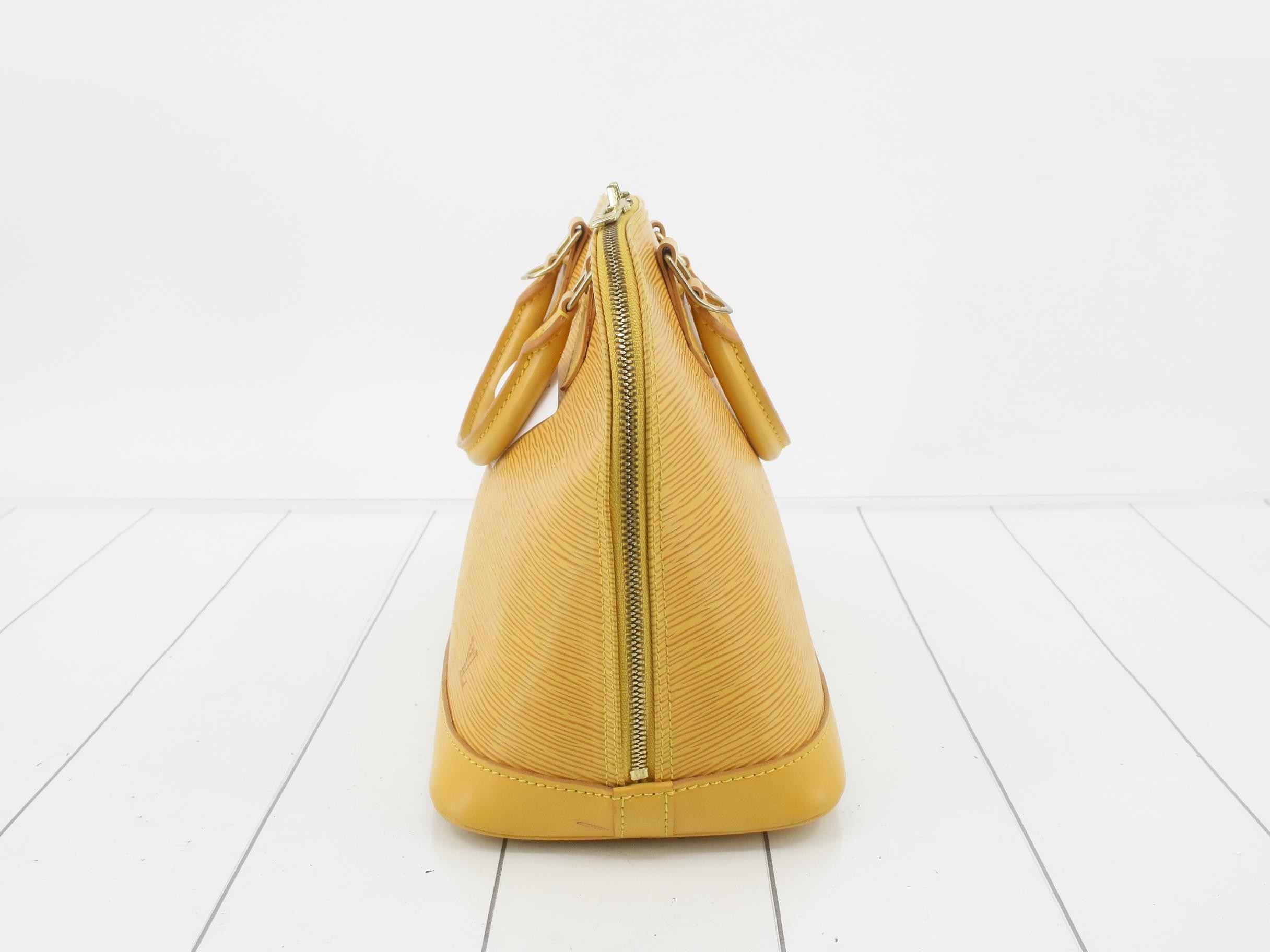 Epi Alma Tassili Yellow Handbag — view 3
