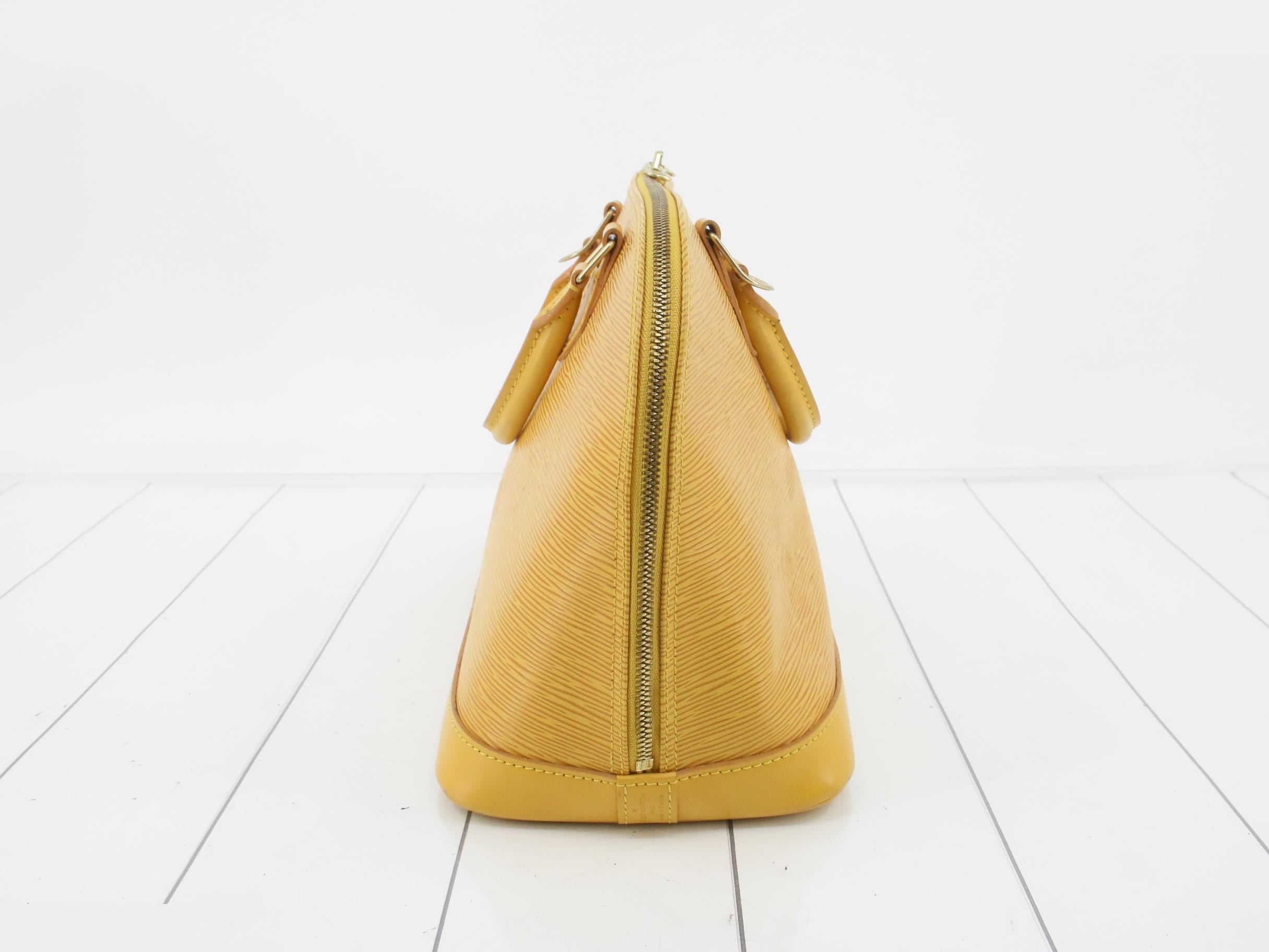 Epi Alma Tassili Yellow Handbag — view 4
