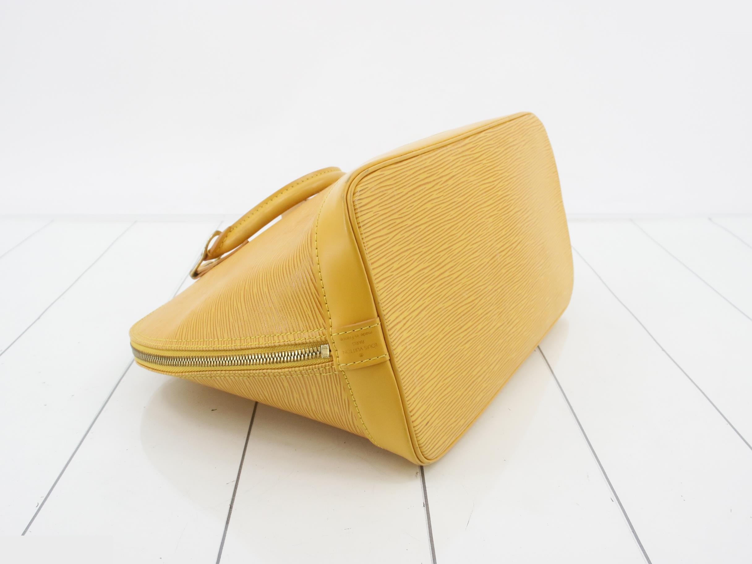 Epi Alma Tassili Yellow Handbag — view 5