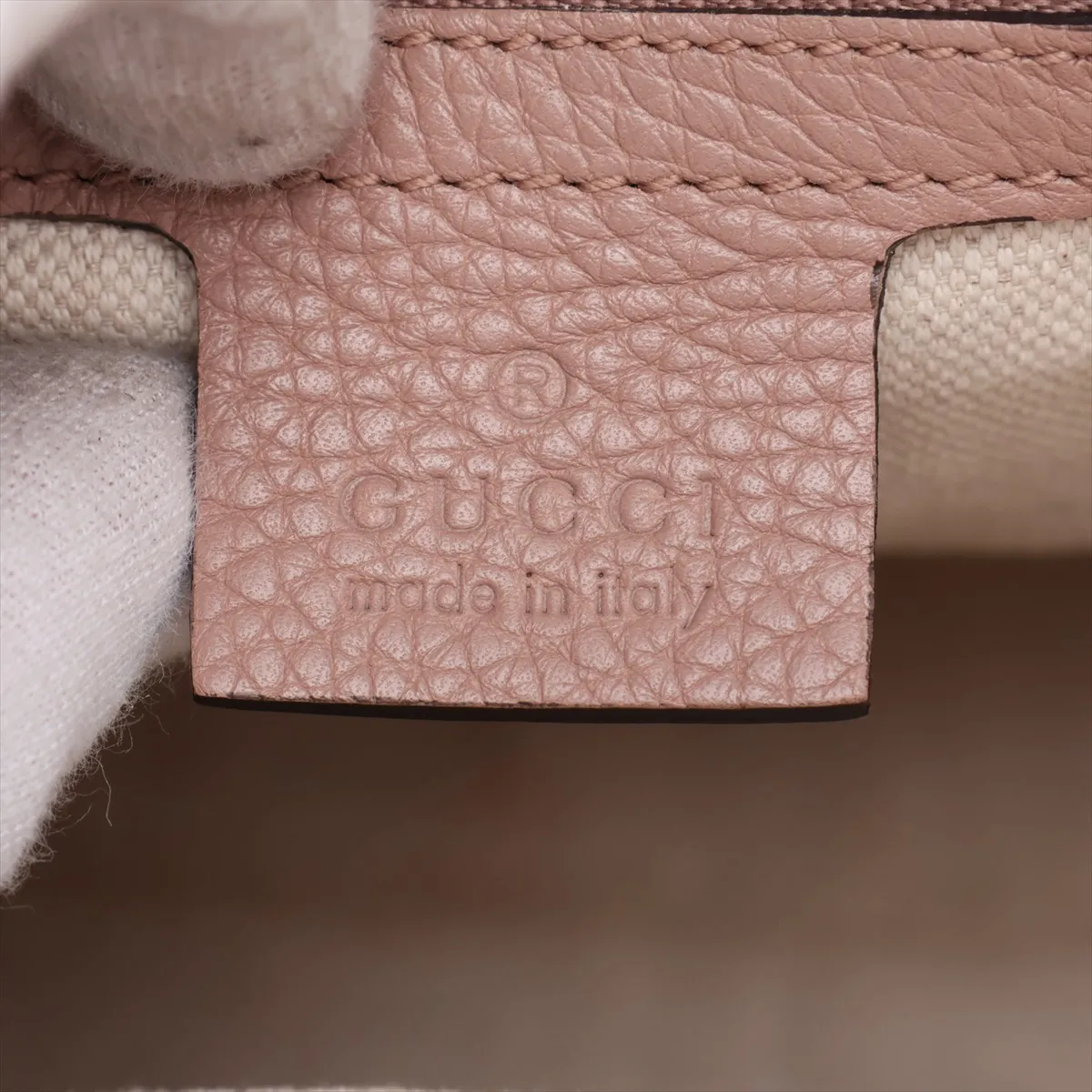 GG Marmont Leather 2-Way Handbag, Pink, 421890 — view 12