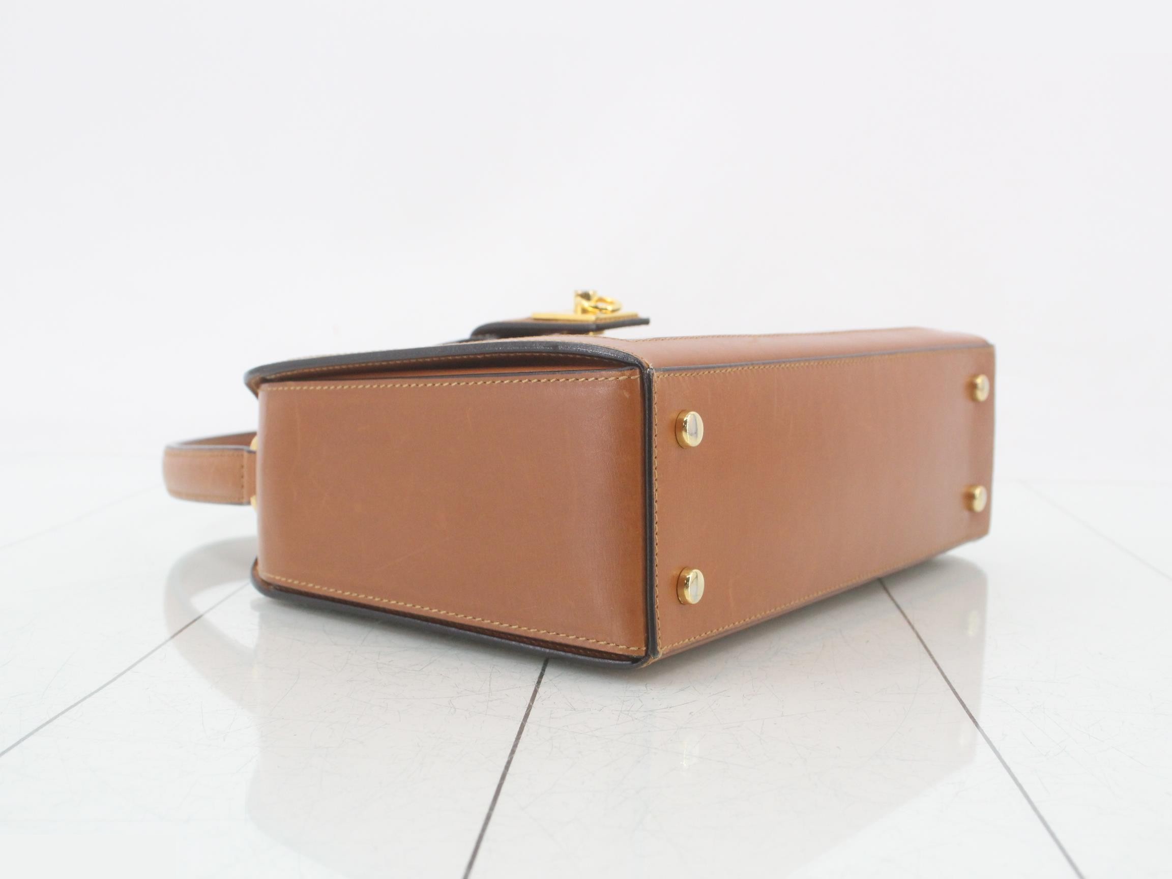 Gancini Leather Handbag — view 5