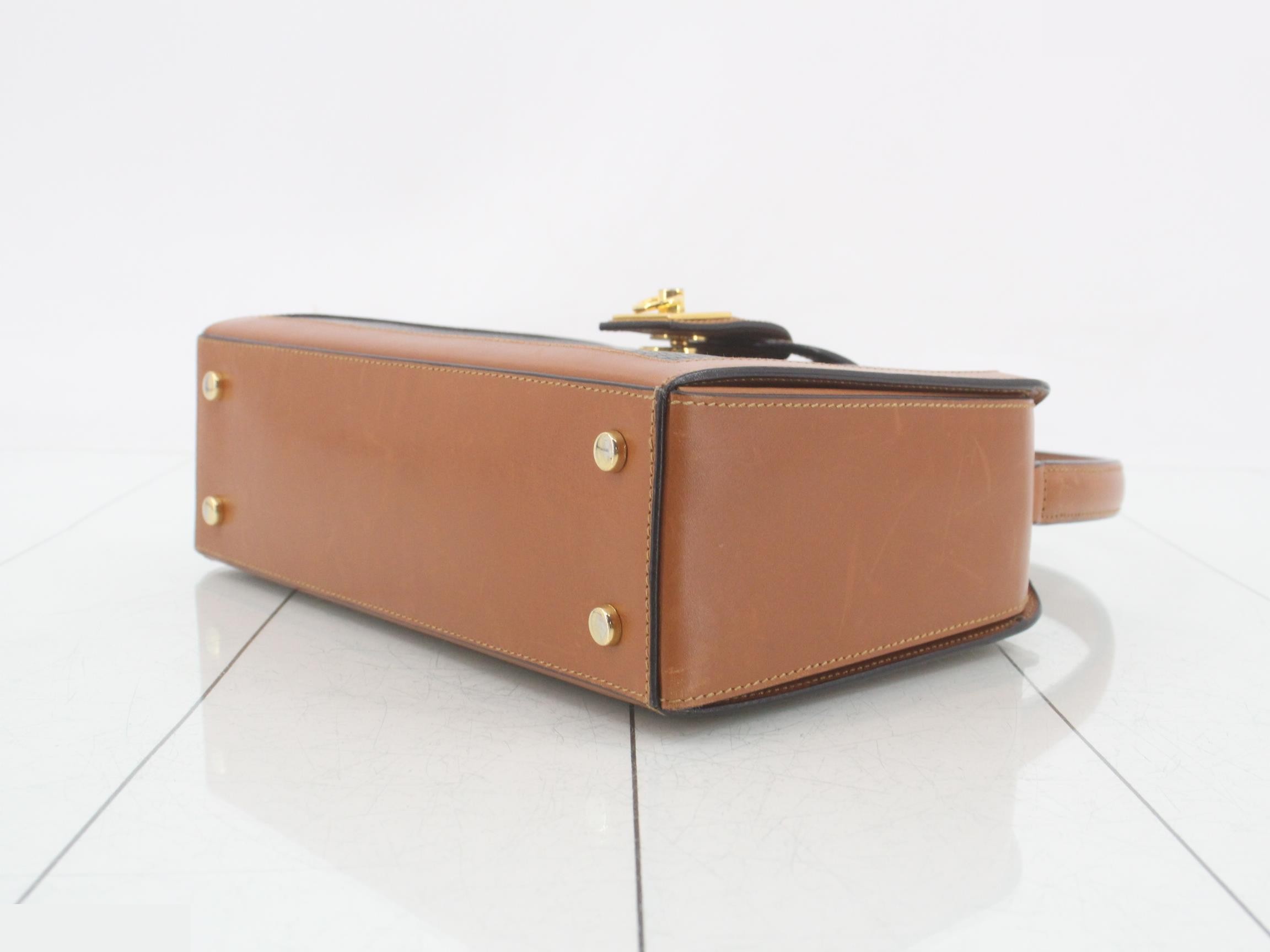Gancini Leather Handbag — view 6