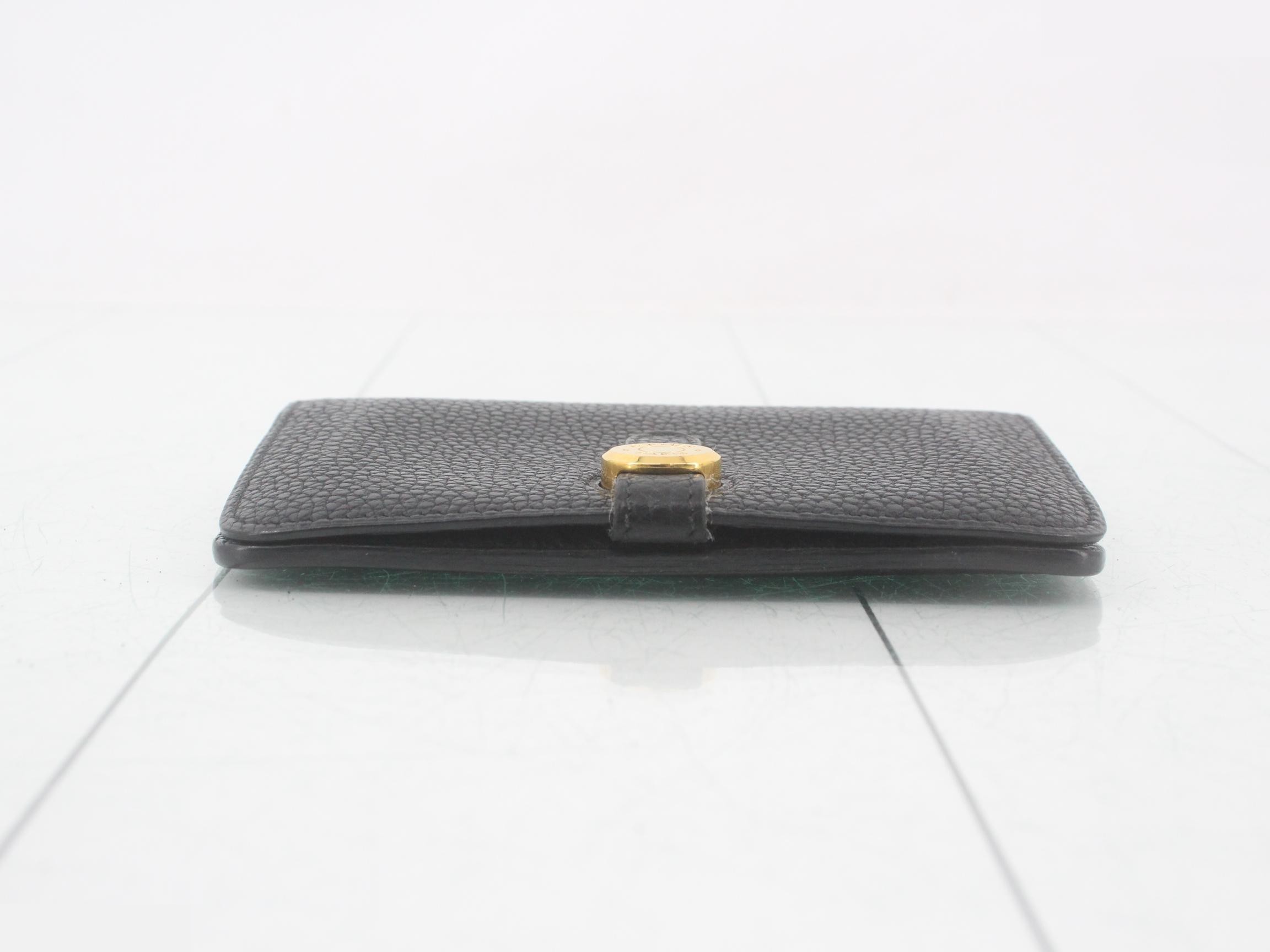 Dogon Compact, black, gold hardware, N stamp. — view 3