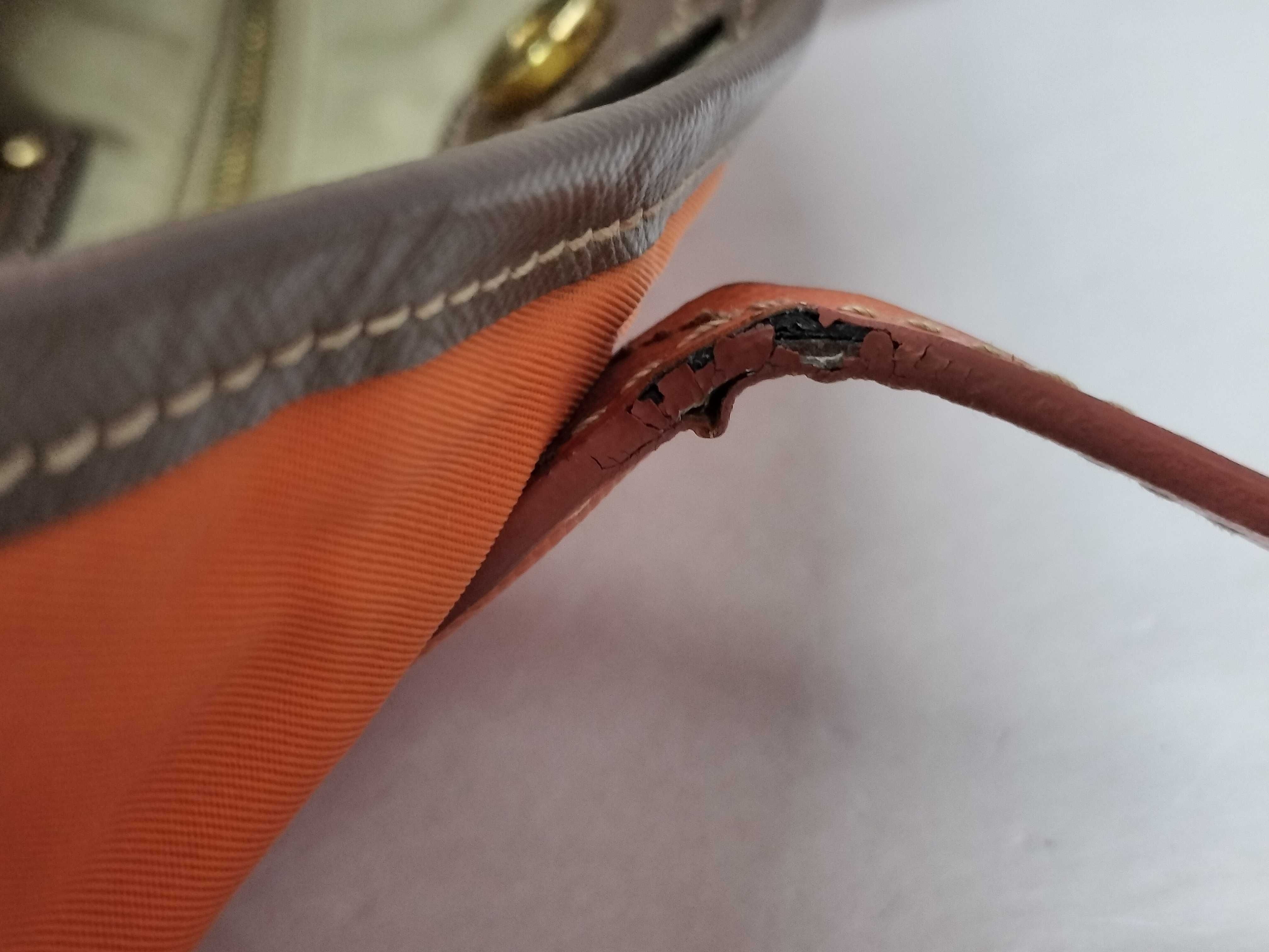 Nylon Prada Tote Bag Orange Tote Bag — view 14