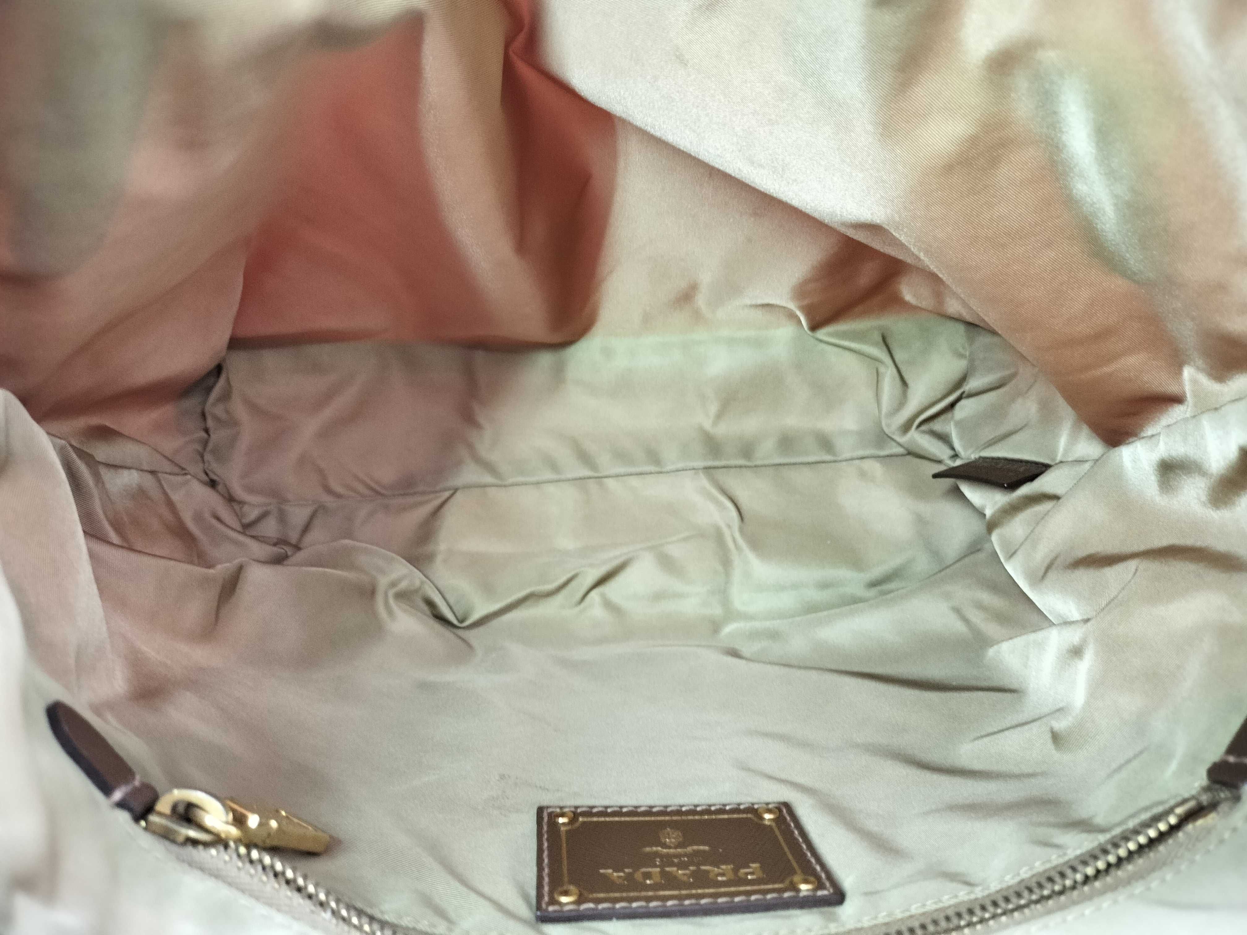 Nylon Prada Tote Bag Orange Tote Bag — view 7