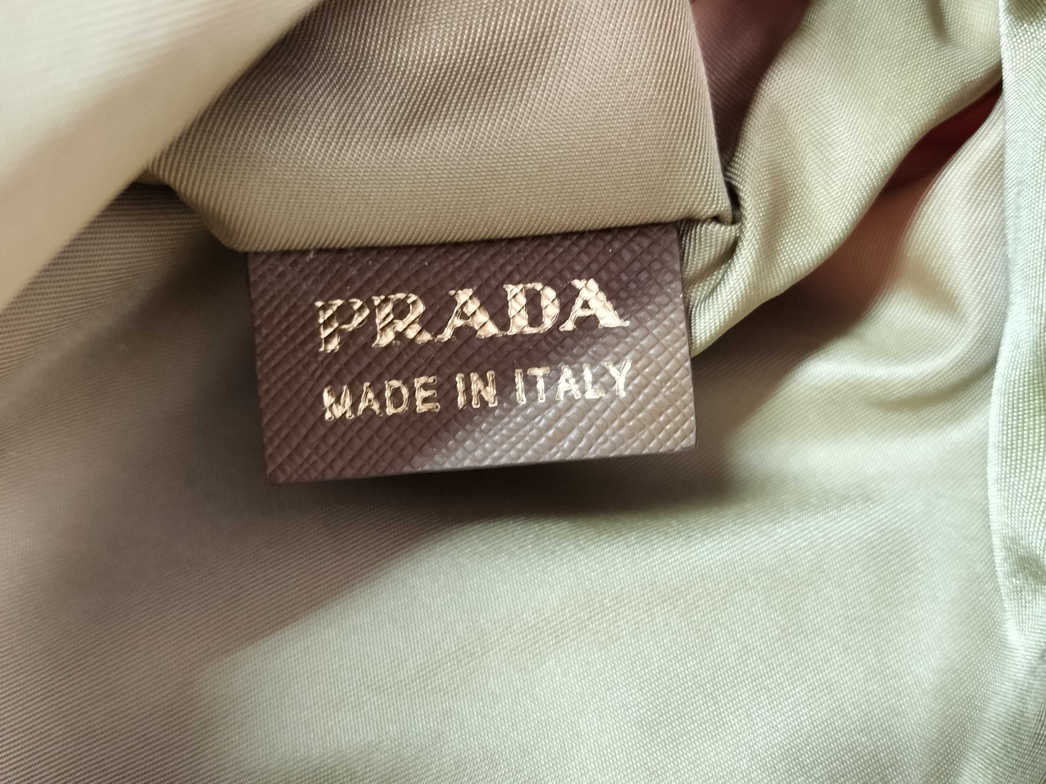 Nylon Prada Tote Bag Orange Tote Bag — view 9