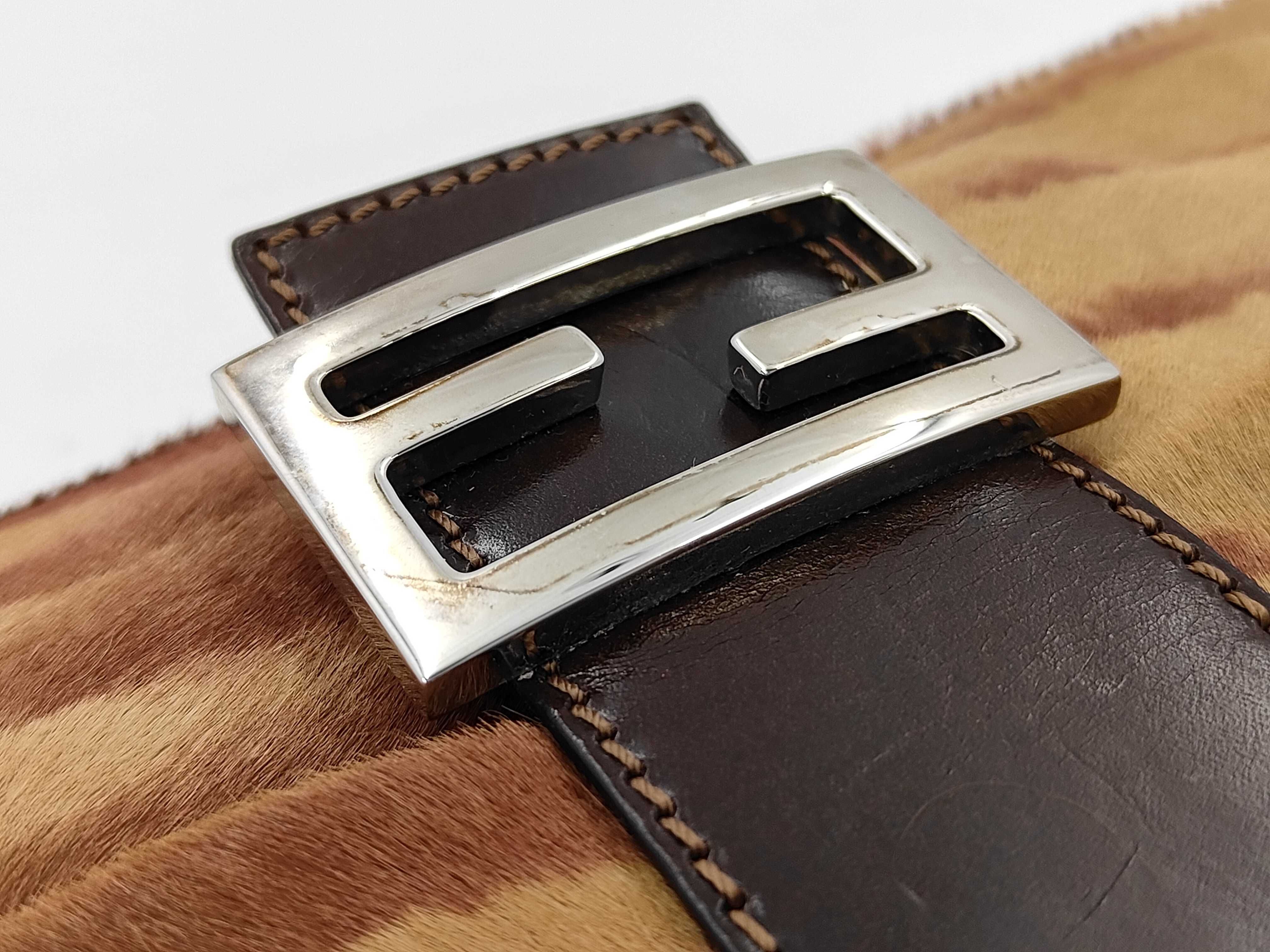 Mamma Calf Hair Zebra Shoulder Bag — view 5