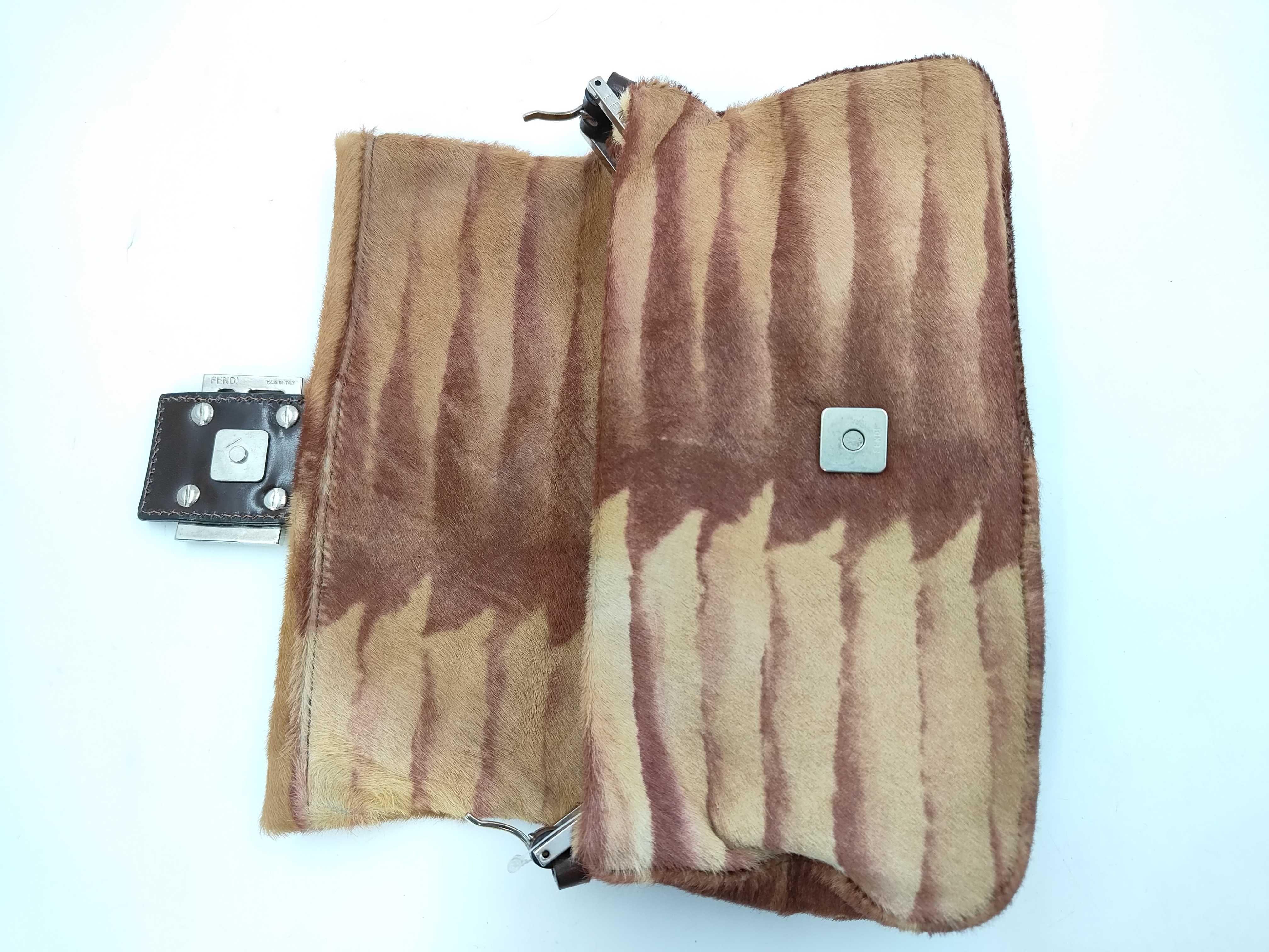 Mamma Calf Hair Zebra Shoulder Bag — view 6