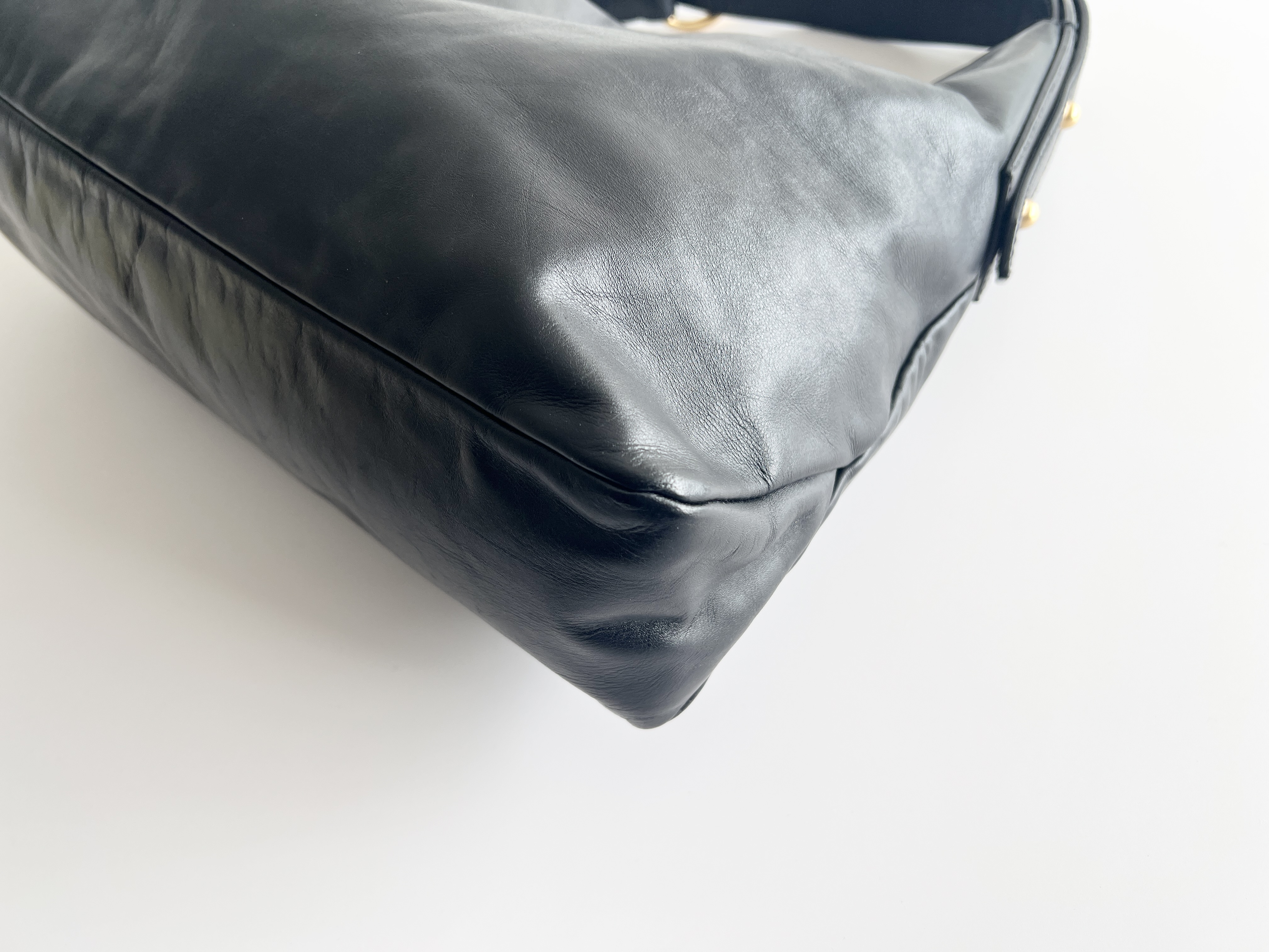 Horsebit Hobo Leather Shoulder Bag, One-Shoulder Bag — view 9