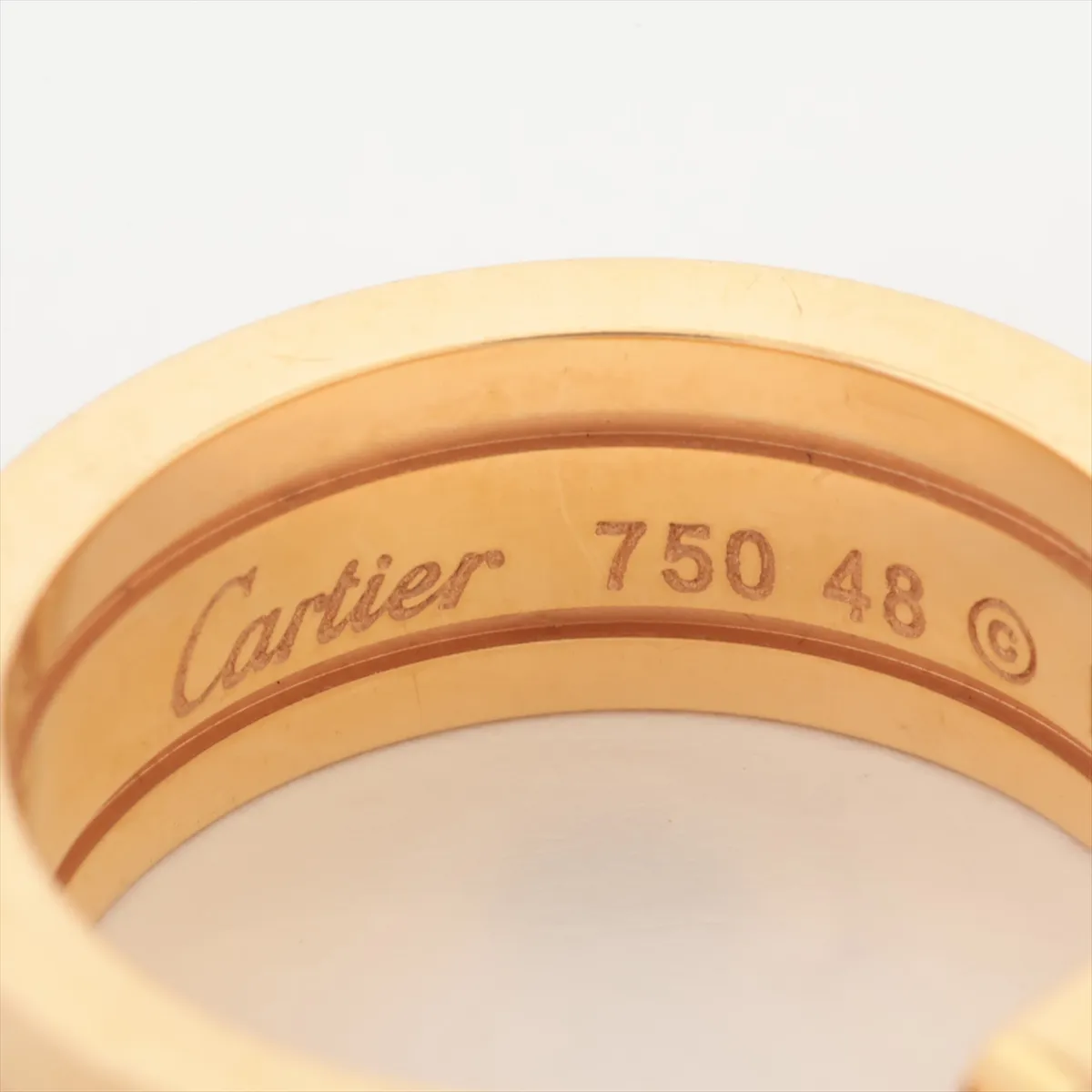 C2 Ring, 750 (PG), 7.3g, Size 48, EI8585 B4047248 — view 3