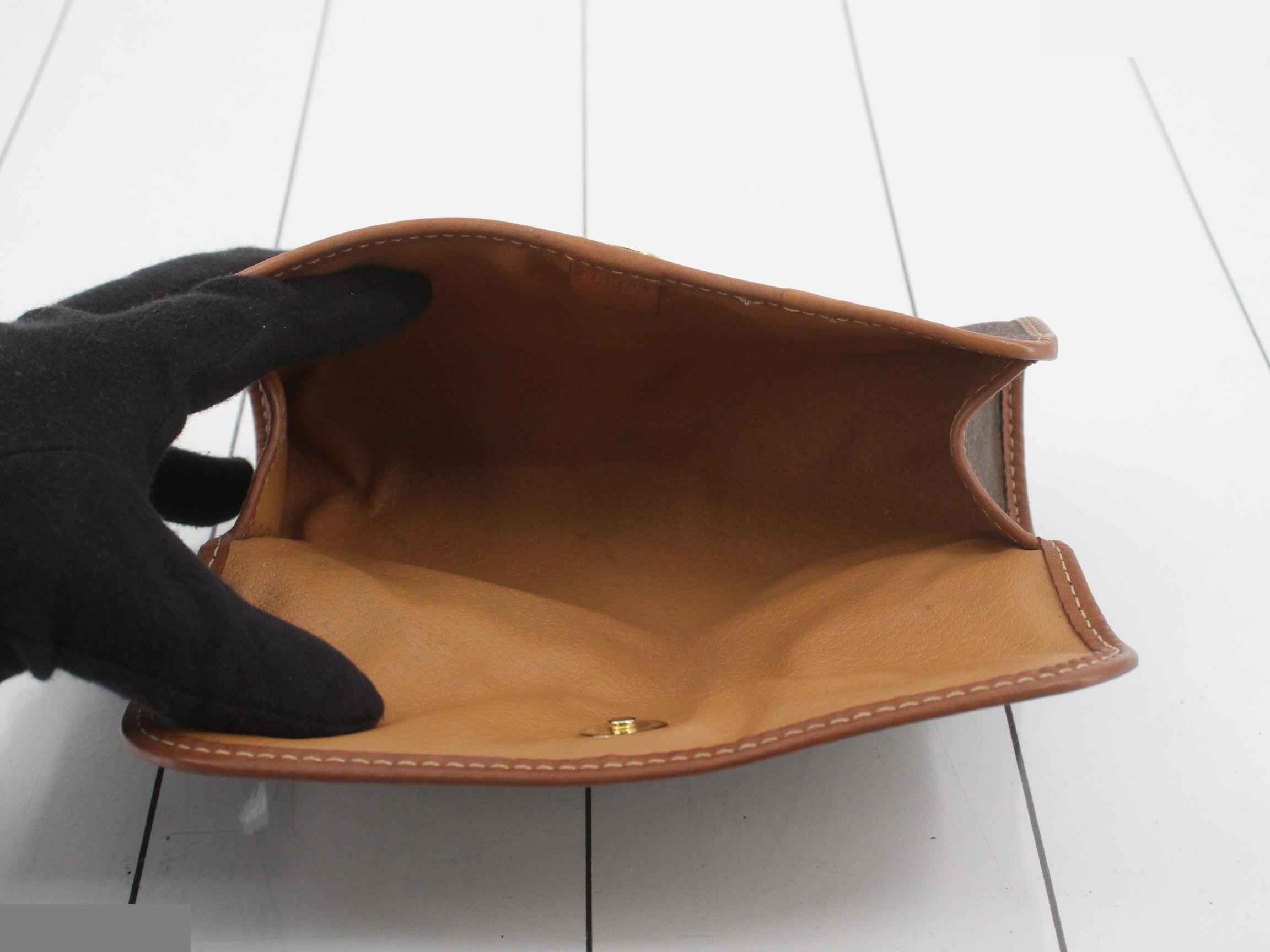 Other lines: Bags & Pouches, Macadam pattern, Brown — view 4