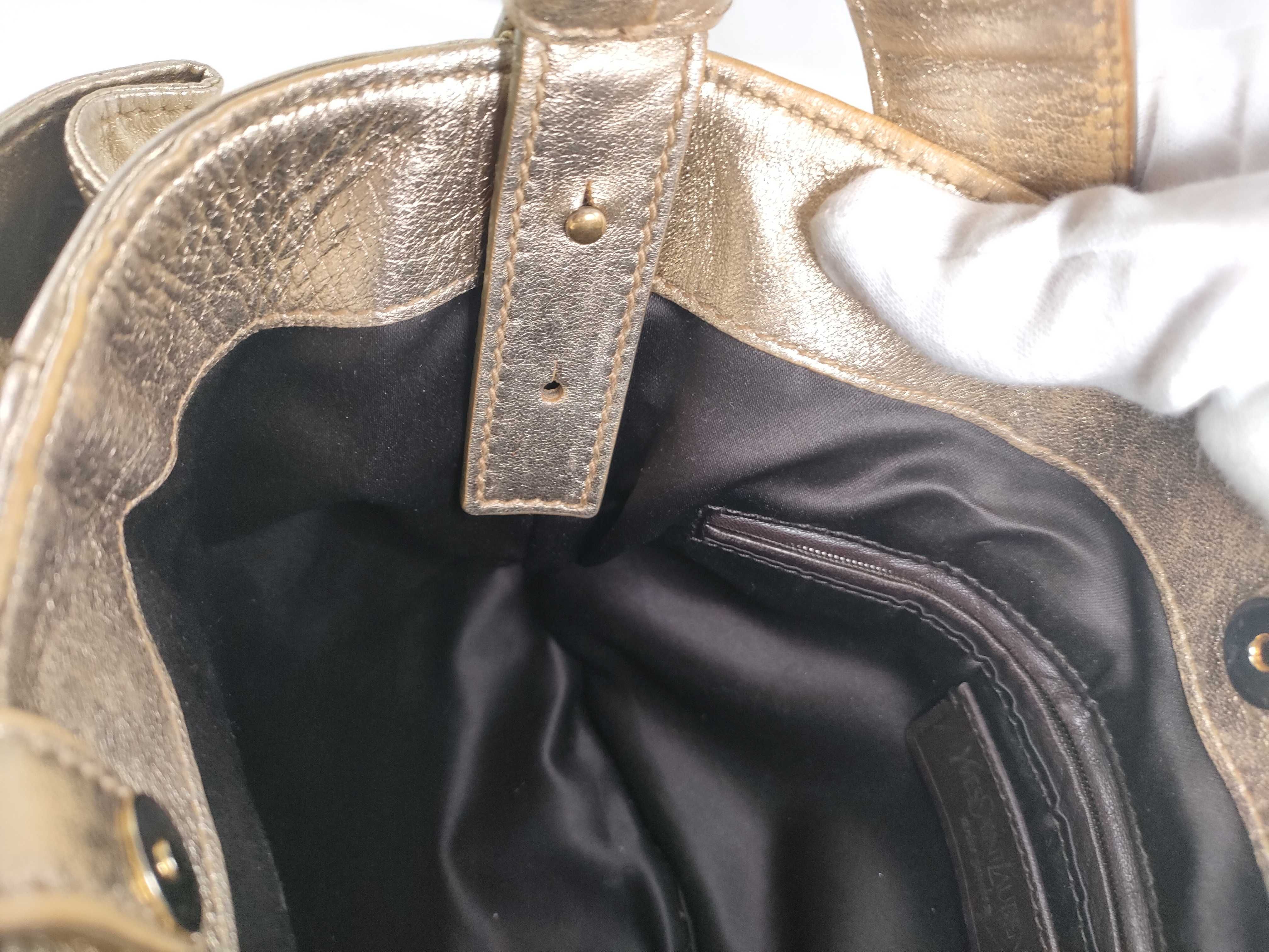 Rive Gauche Sac Bow Beige Shoulder Bag — view 11