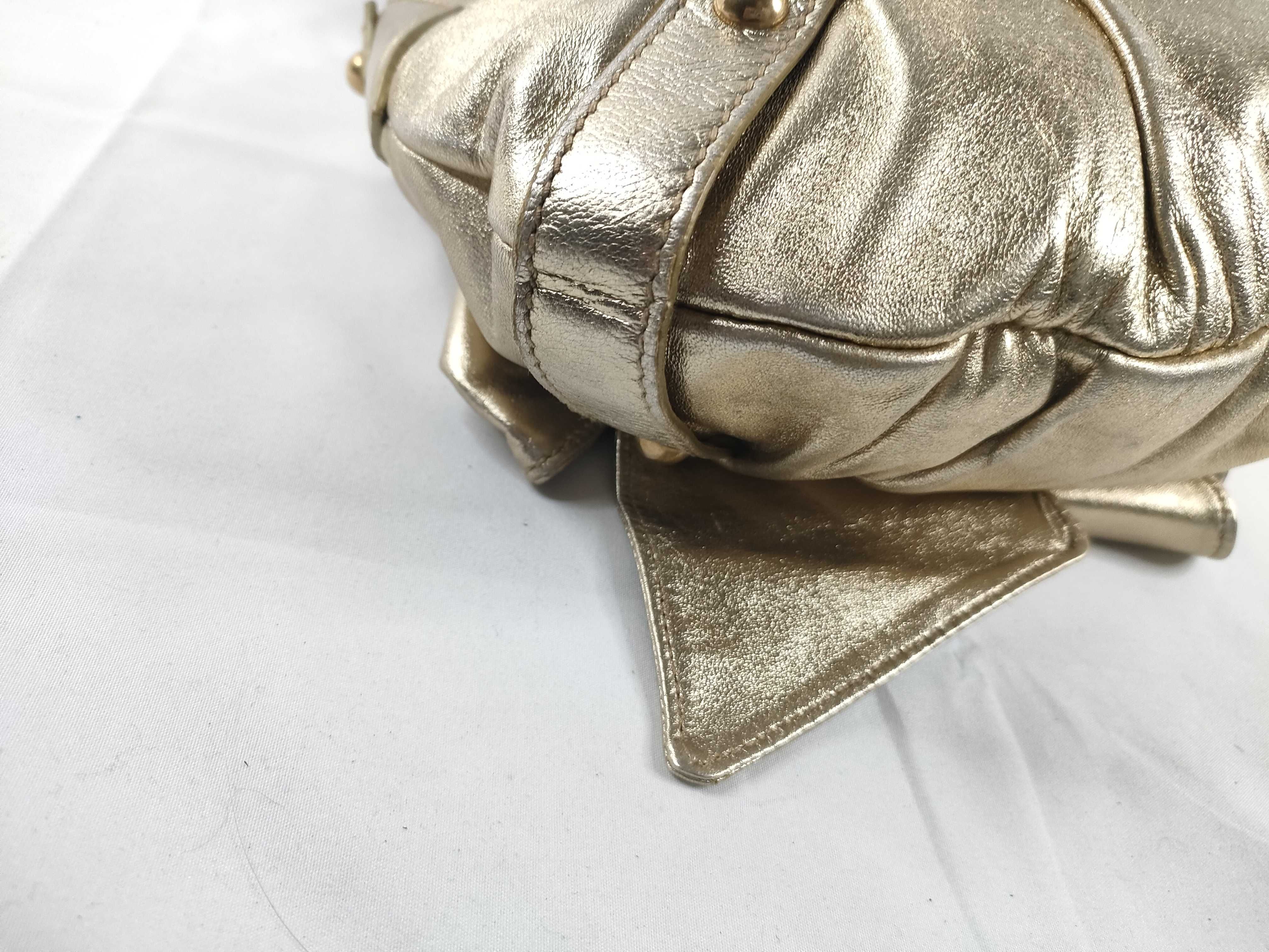 Rive Gauche Sac Bow Beige Shoulder Bag — view 3