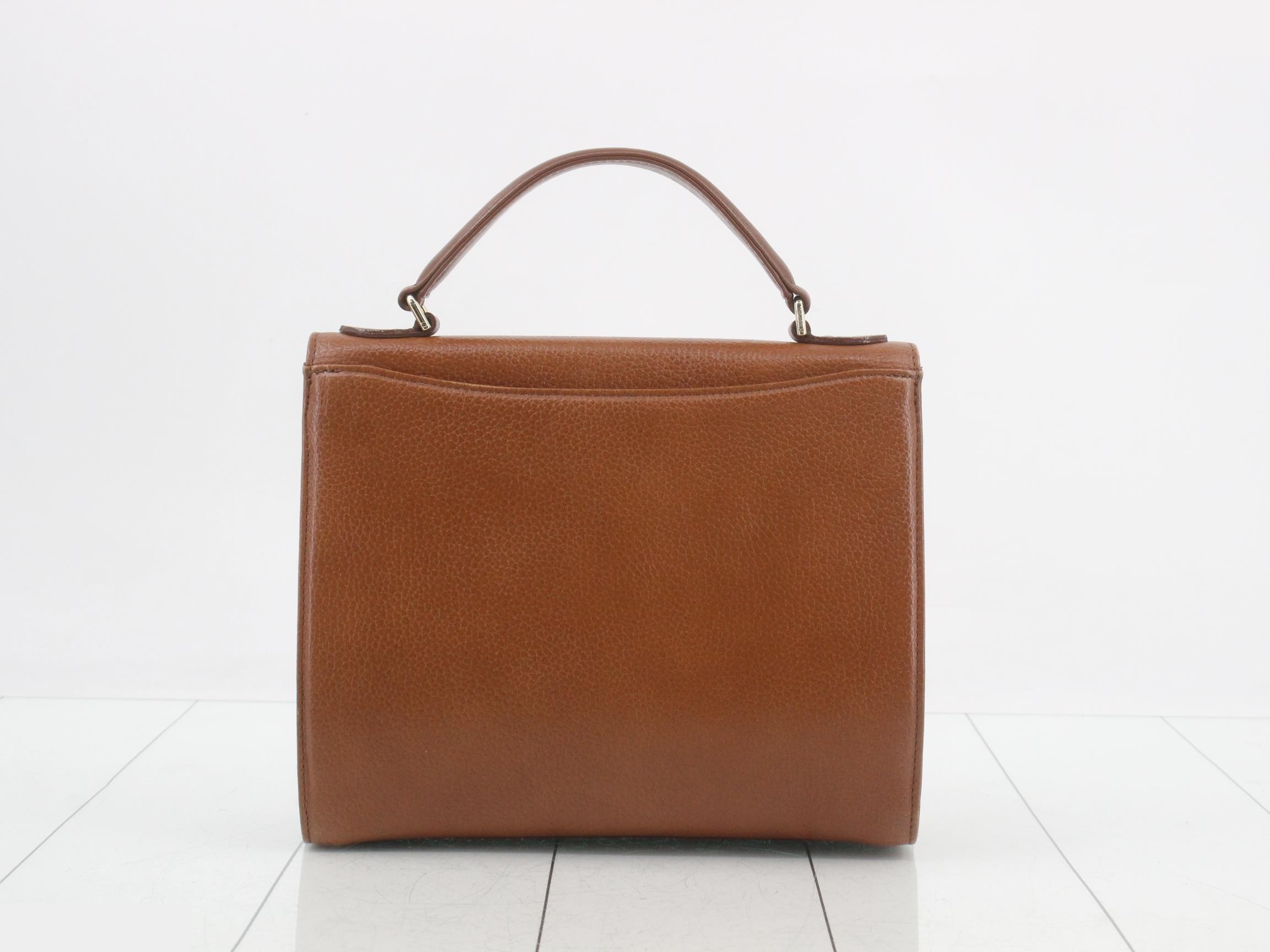 Leather, brown, box, W23.5 H20 D7.5 — view 2