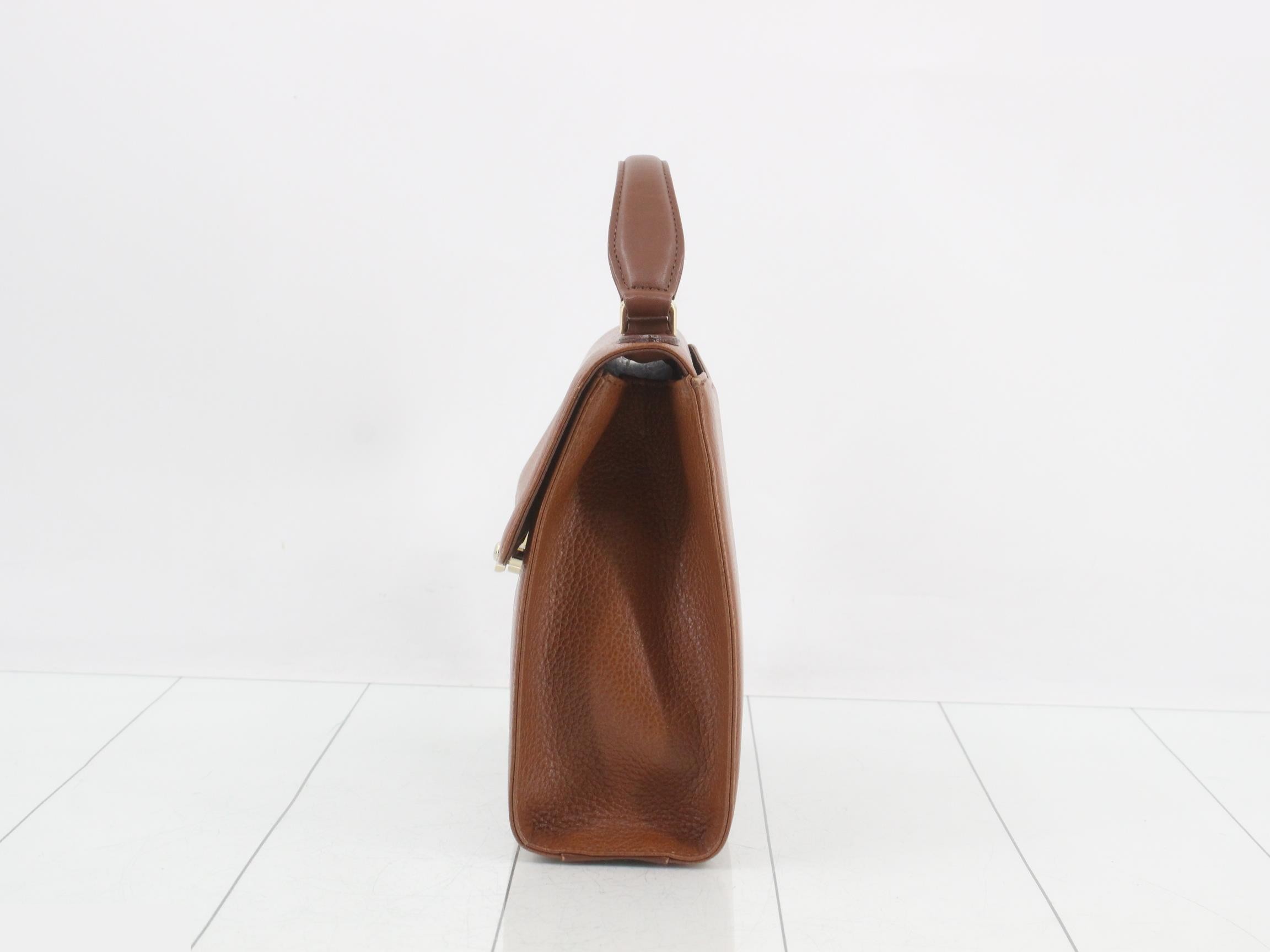 Leather, brown, box, W23.5 H20 D7.5 — view 3