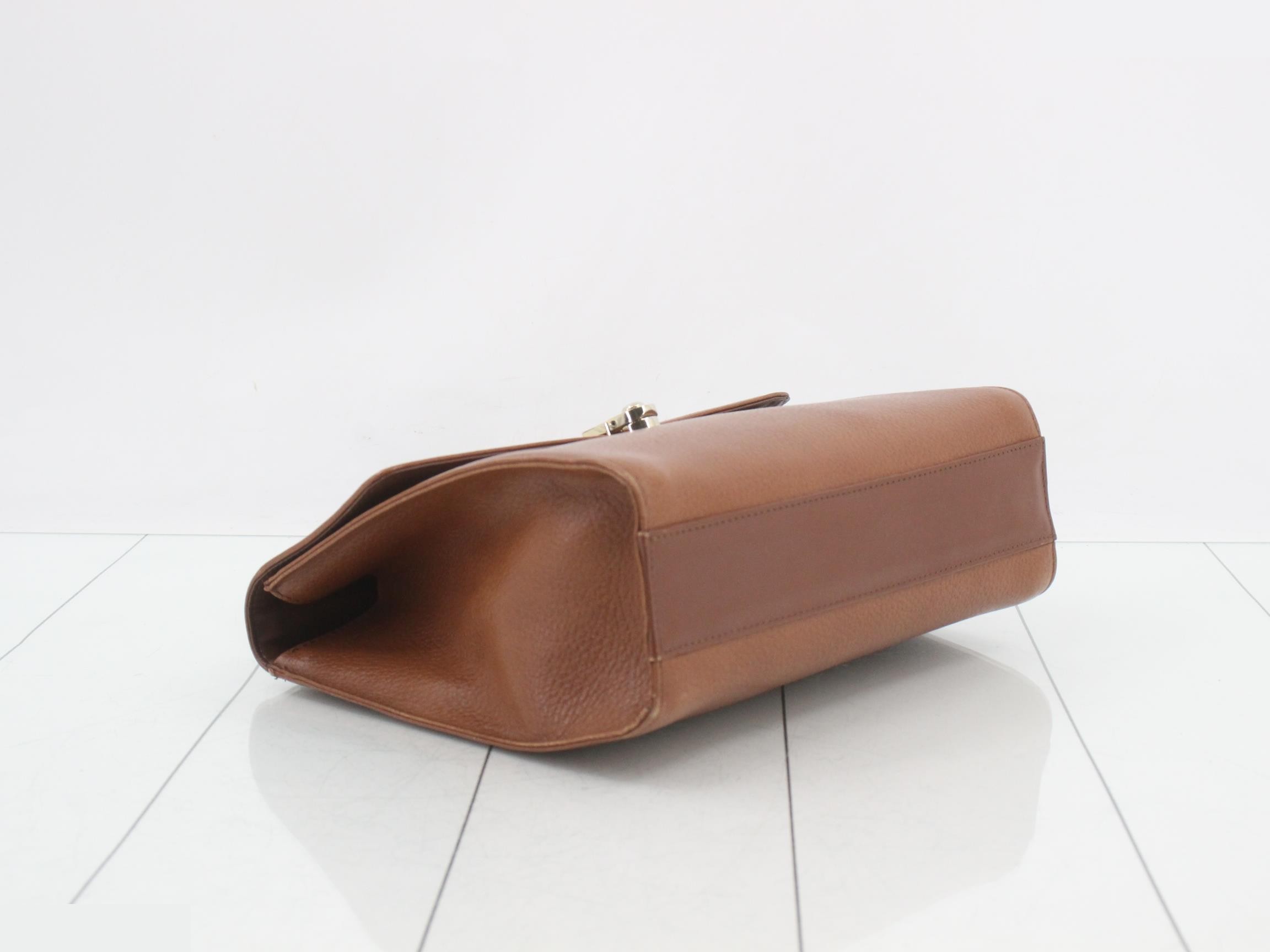 Leather, brown, box, W23.5 H20 D7.5 — view 5