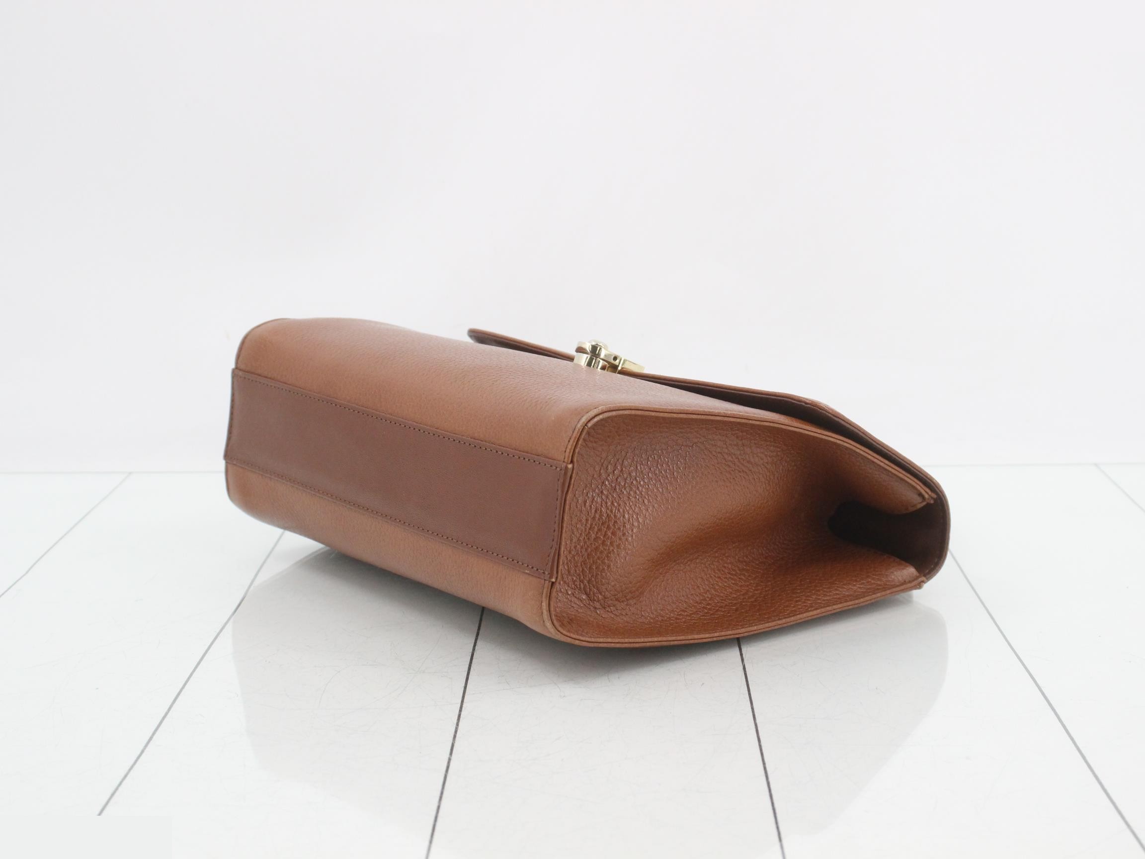 Leather, brown, box, W23.5 H20 D7.5 — view 6