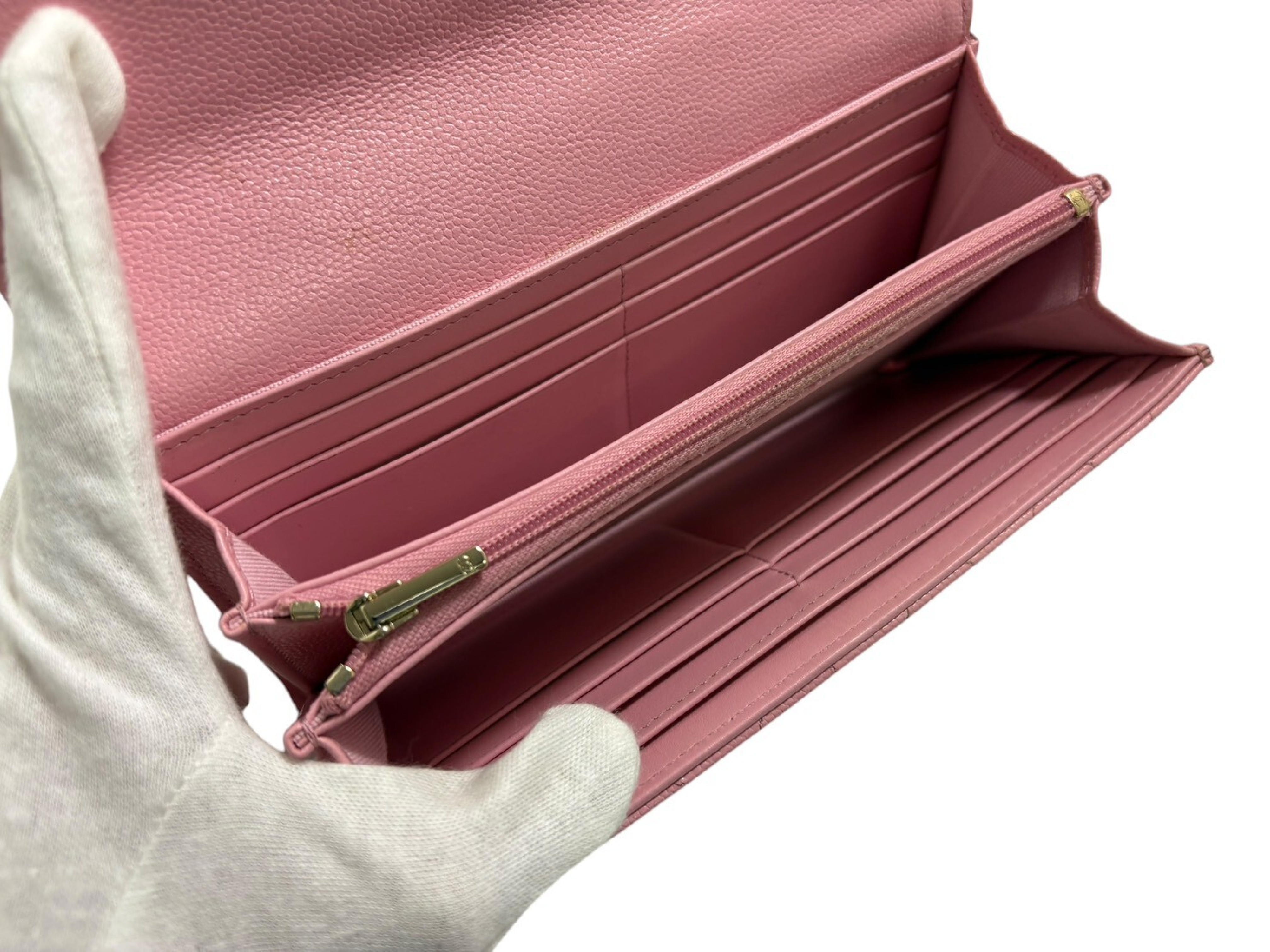 long wallet pink wallet — view 6