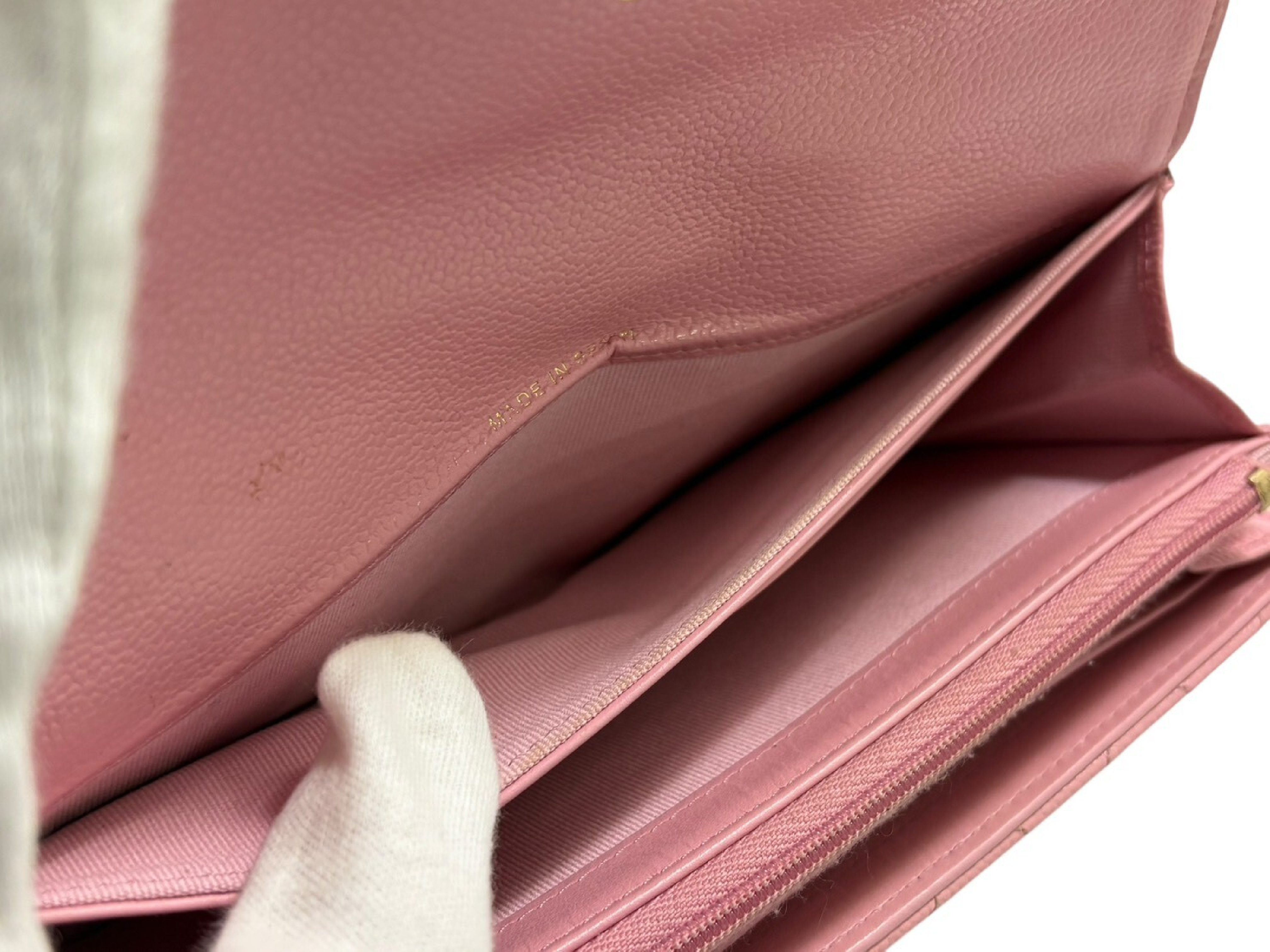 long wallet pink wallet — view 9