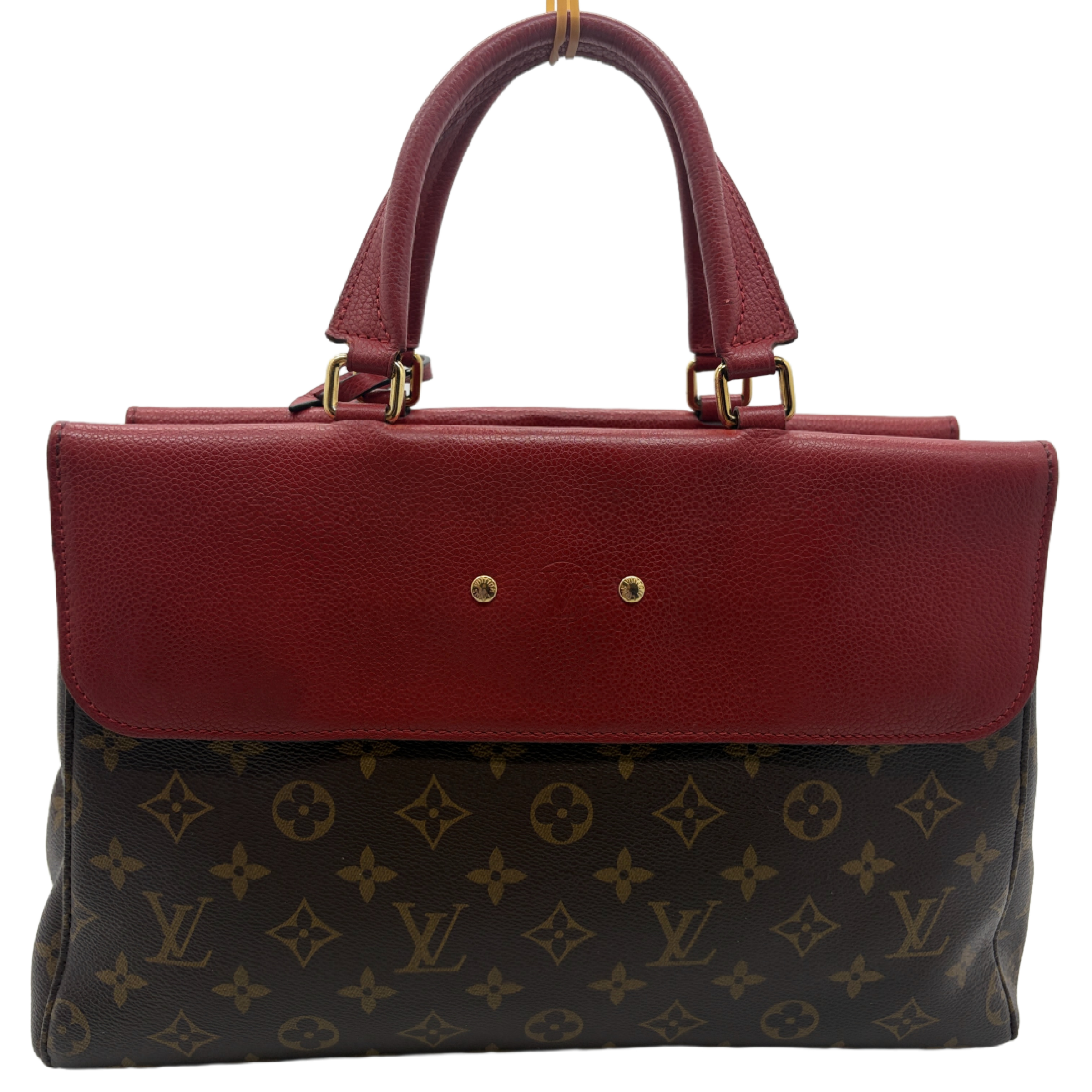 Venus Monogram Red Leather 2-Way Handbag — view 2