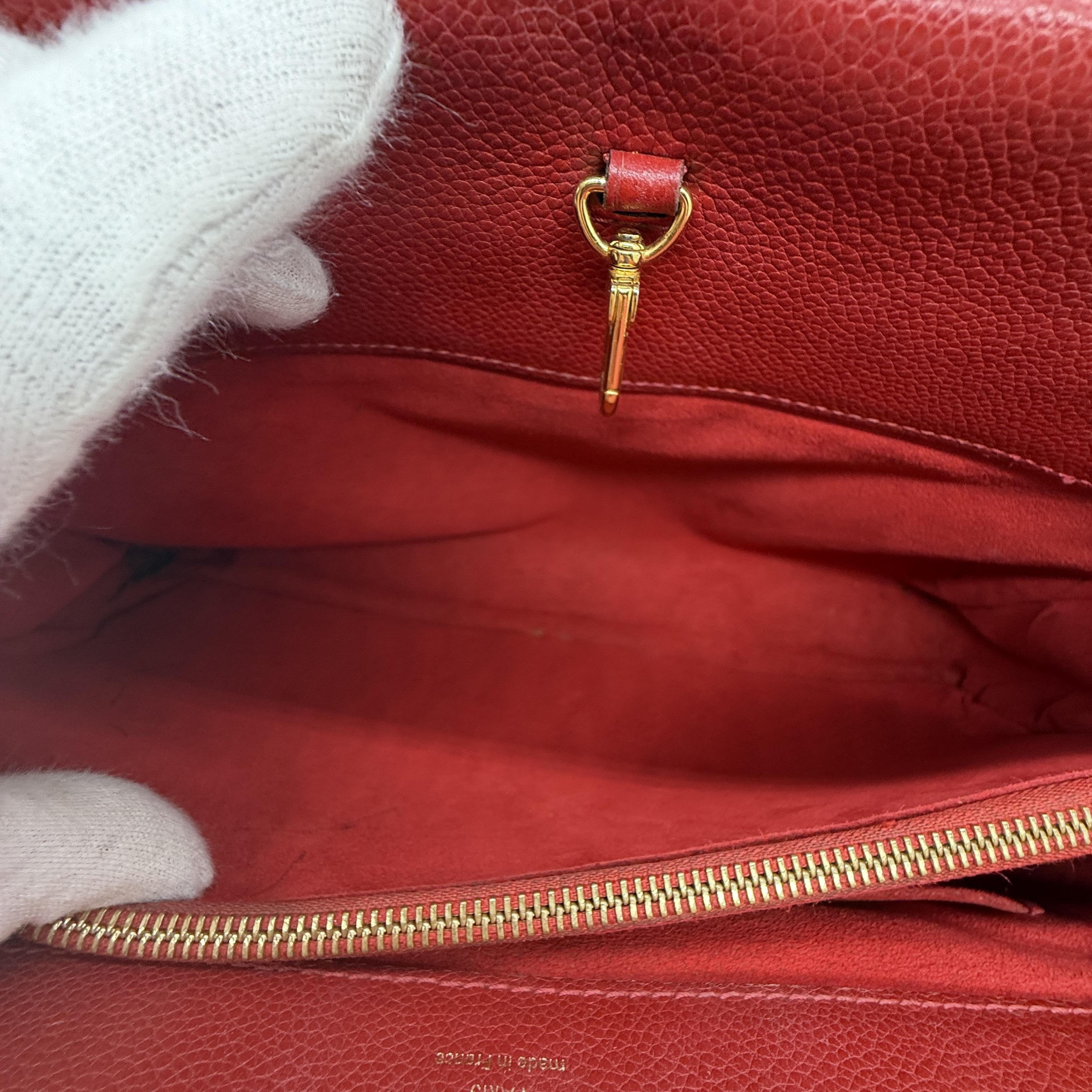 Venus Monogram Red Leather 2-Way Handbag — view 12