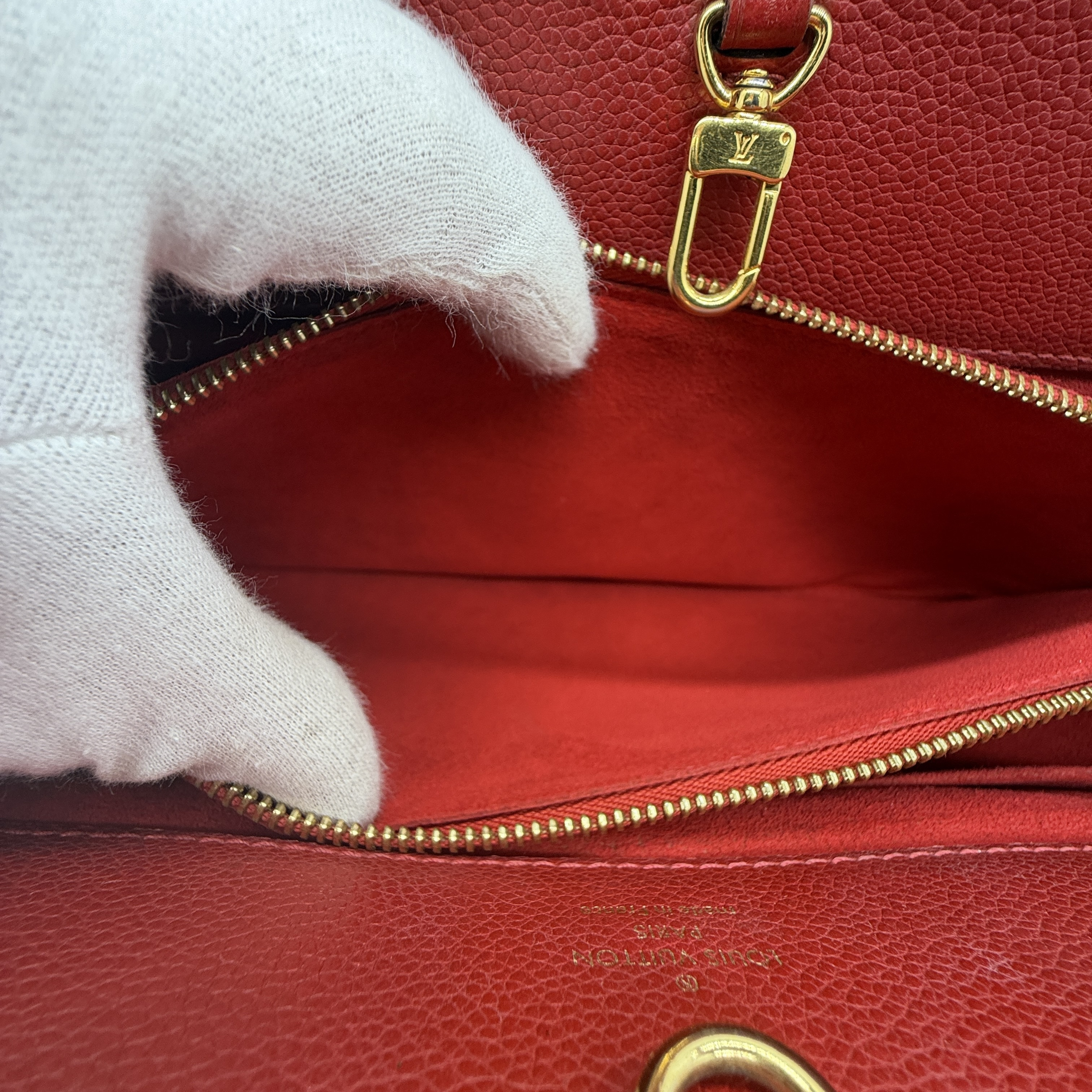 Venus Monogram Red Leather 2-Way Handbag — view 13